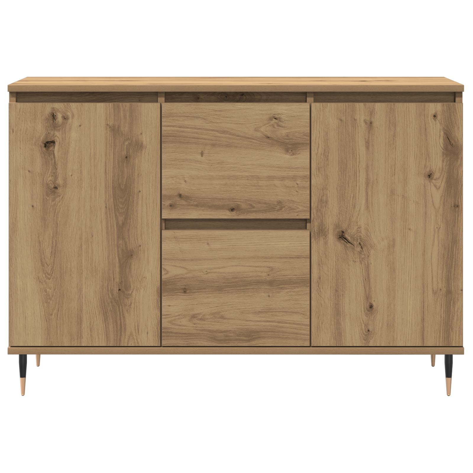 Sideboard with Doors & Drawers Artisan Oak 101,5x35x70 cm - Image 6