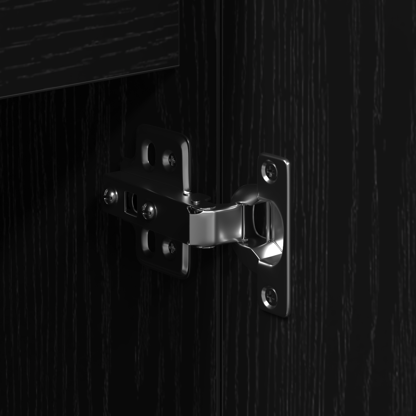 Sideboard with Doors & Drawers Black Oak 101,5x35x70 cm - Image 10