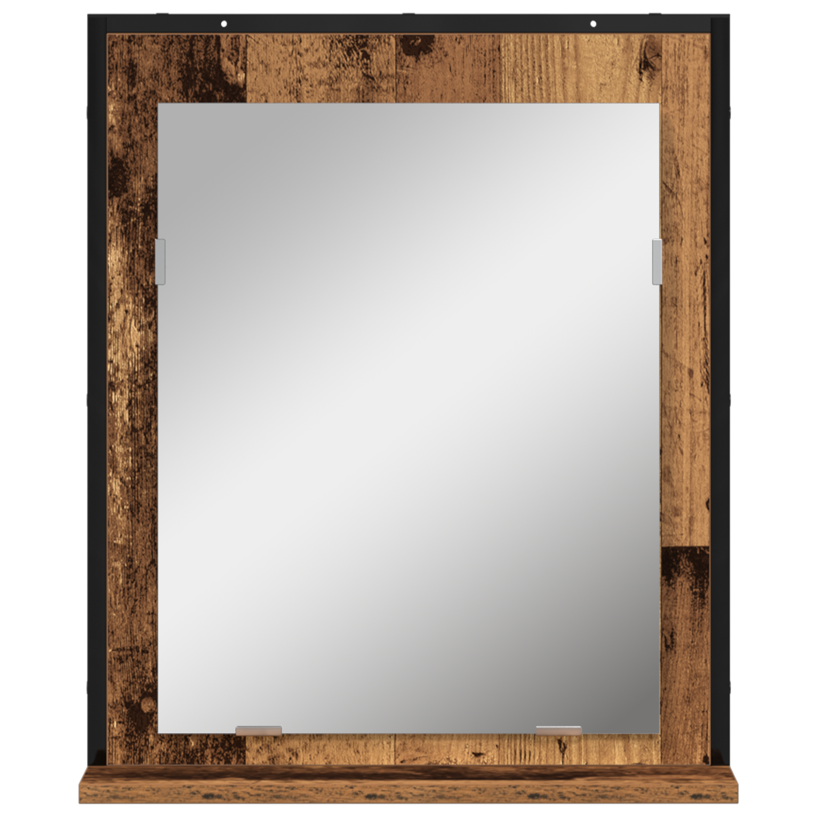 Bathroom Mirror Old Wood 50x12x60 cm Engineered Wood - Image 5