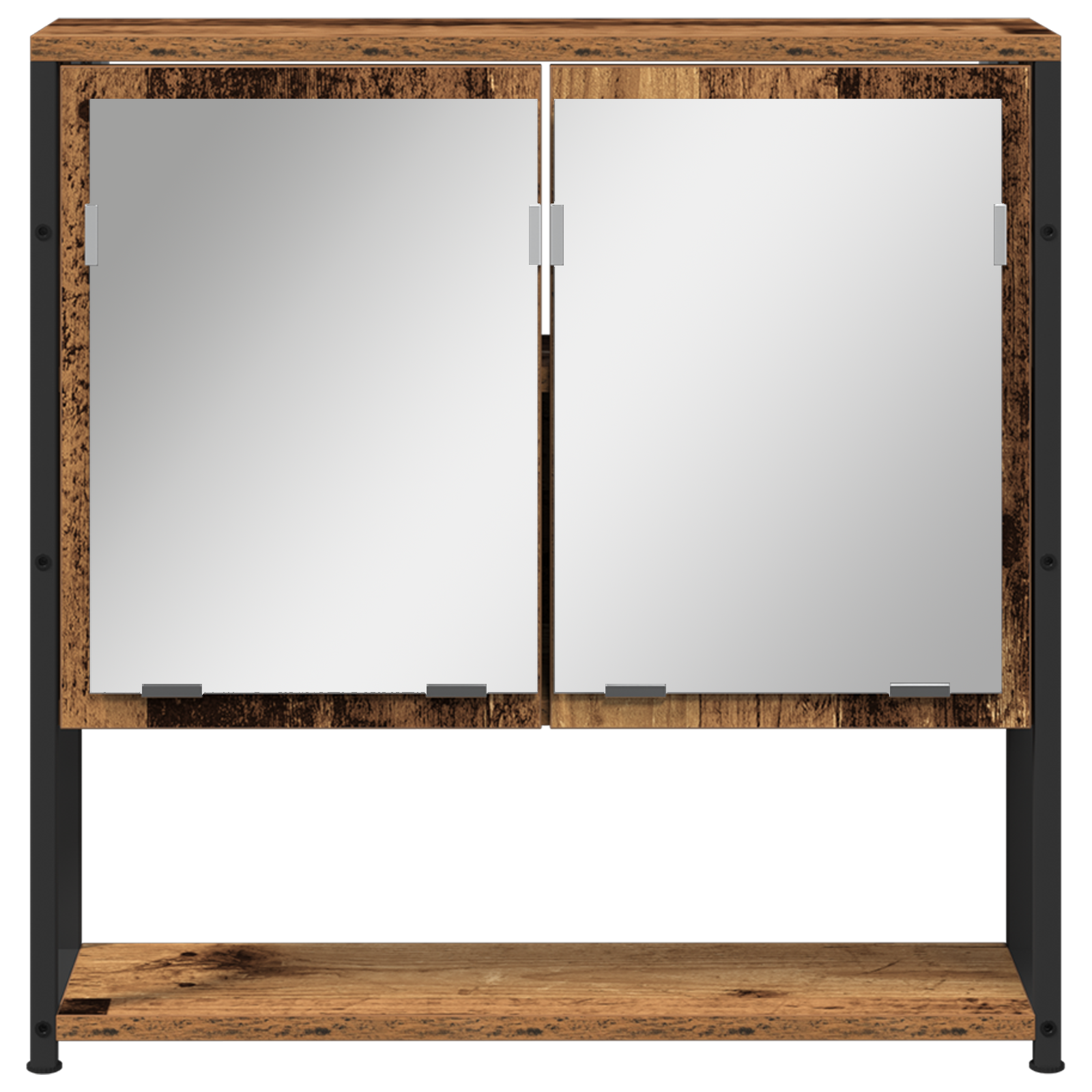 Bathroom Mirror Cabinet Old Wood 60x16x60 cm Engineered Wood - Image 6