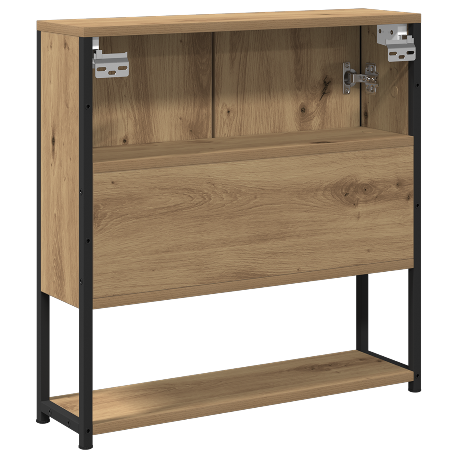 Bathroom Mirror Cabinet Artisan Oak 60x16x60 cm Engineered Wood - Image 8
