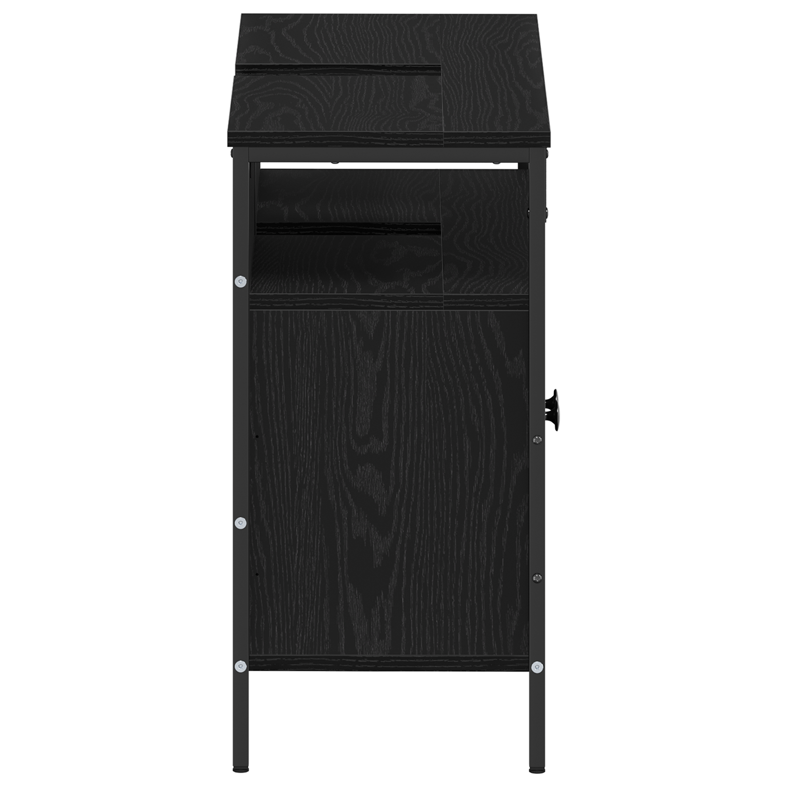 Bathroom Sink Cabinet Black Oak 80x30x60 cm Engineered Wood - Image 7