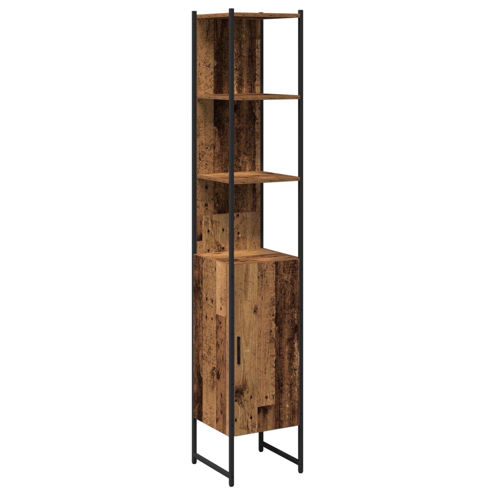 Thumbnail - vidaXL Badschrank Altholz 33x33x185,5 cm Holzwerkstoff