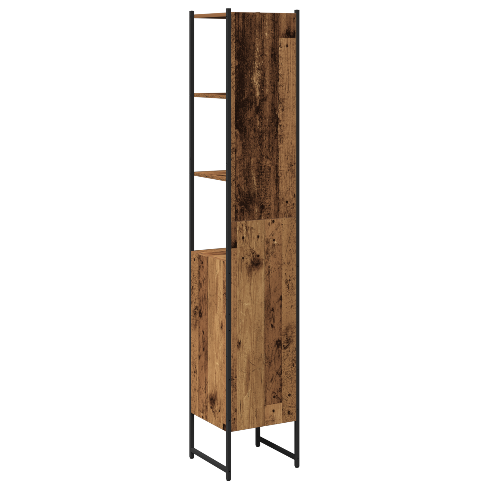 Bathroom Cabinet Old Wood 33x33x185,5 cm Engineered Wood - Image 8
