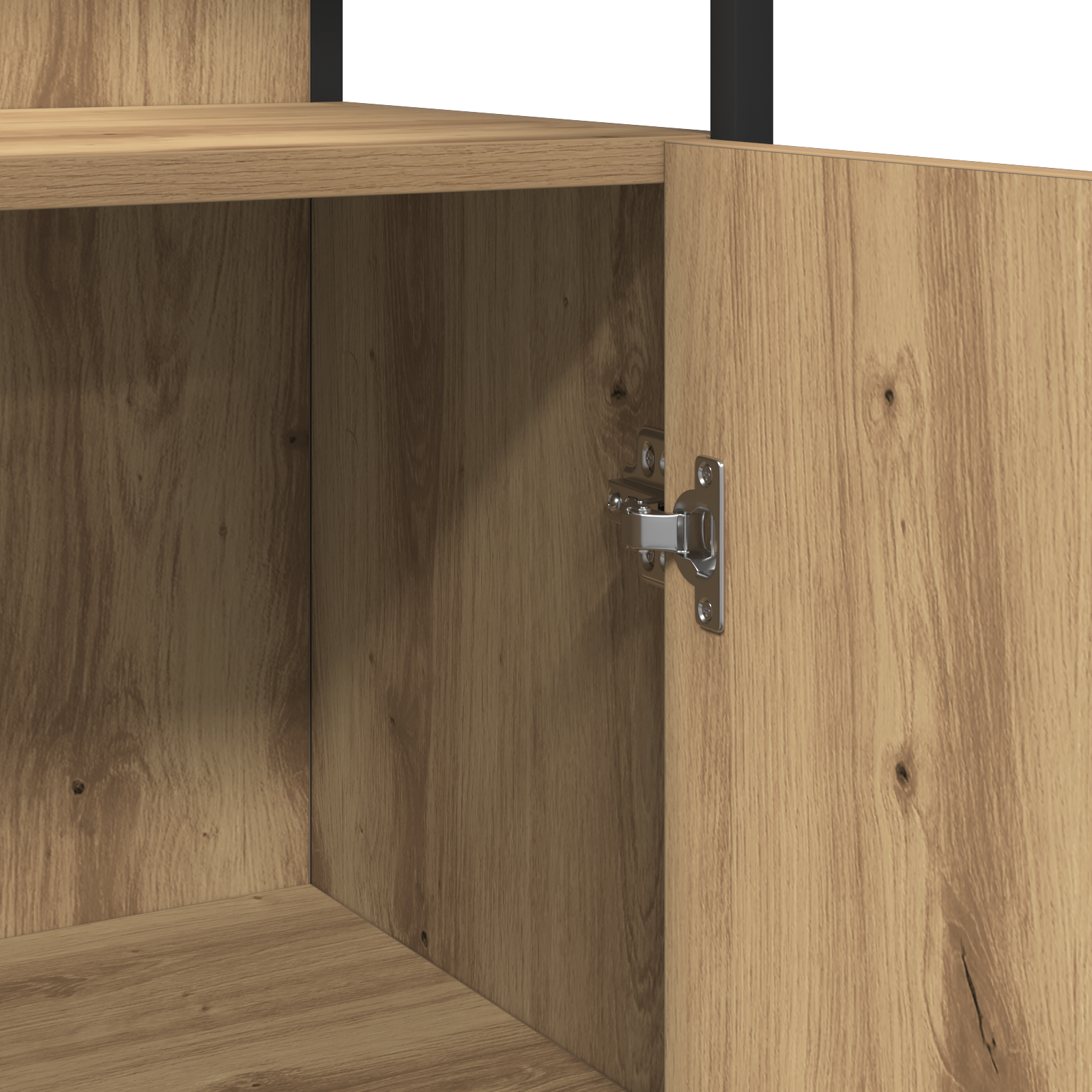 Bathroom Cabinet Artisan Oak 33x33x185,5 cm Engineered Wood - Image 9