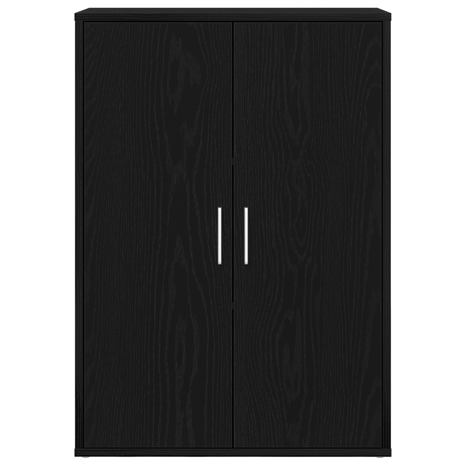 Sideboard Black Oak 60x31x84 cm Engineered Wood - Image 3