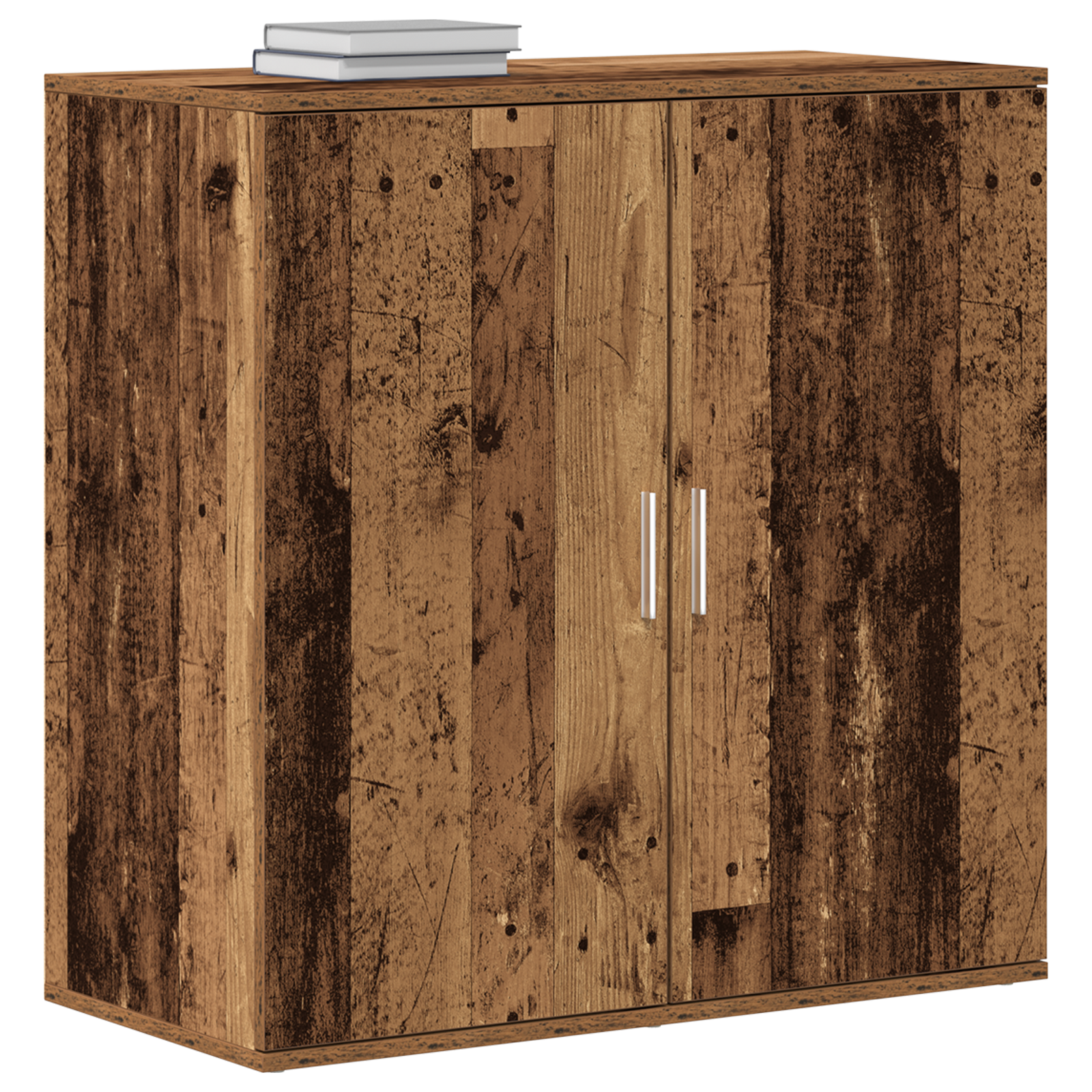 Sideboard Old Wood 79x38x80 cm Engineered Wood - Image 3