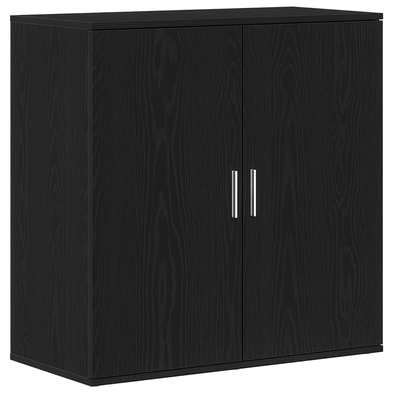 Thumbnail - vidaXL Sideboard Schwarz Eiche 79x38x80 cm Holzwerkstoff