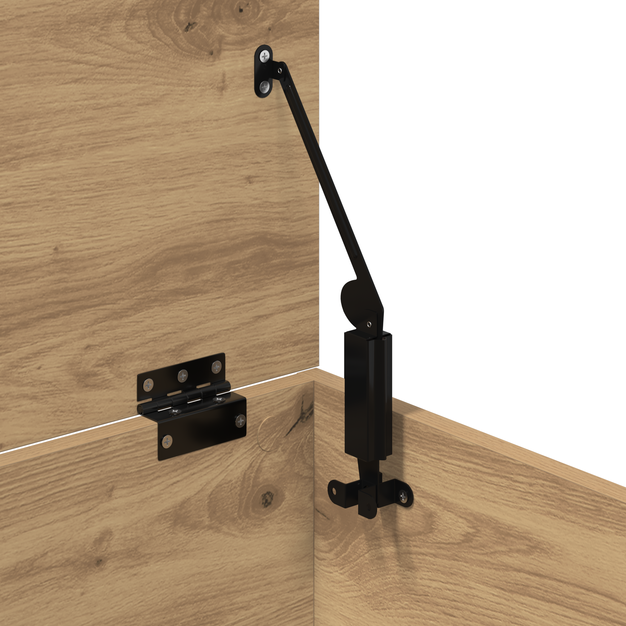 Storage Box with Lid Artisan Oak 60x42x46 cm Engineered Wood - Image 9