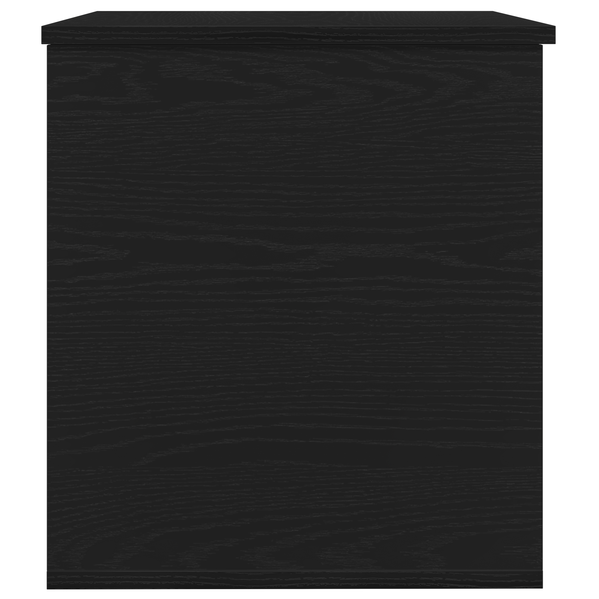 Storage Box with Lid Black Oak 60x42x46 cm Engineered Wood - Image 7