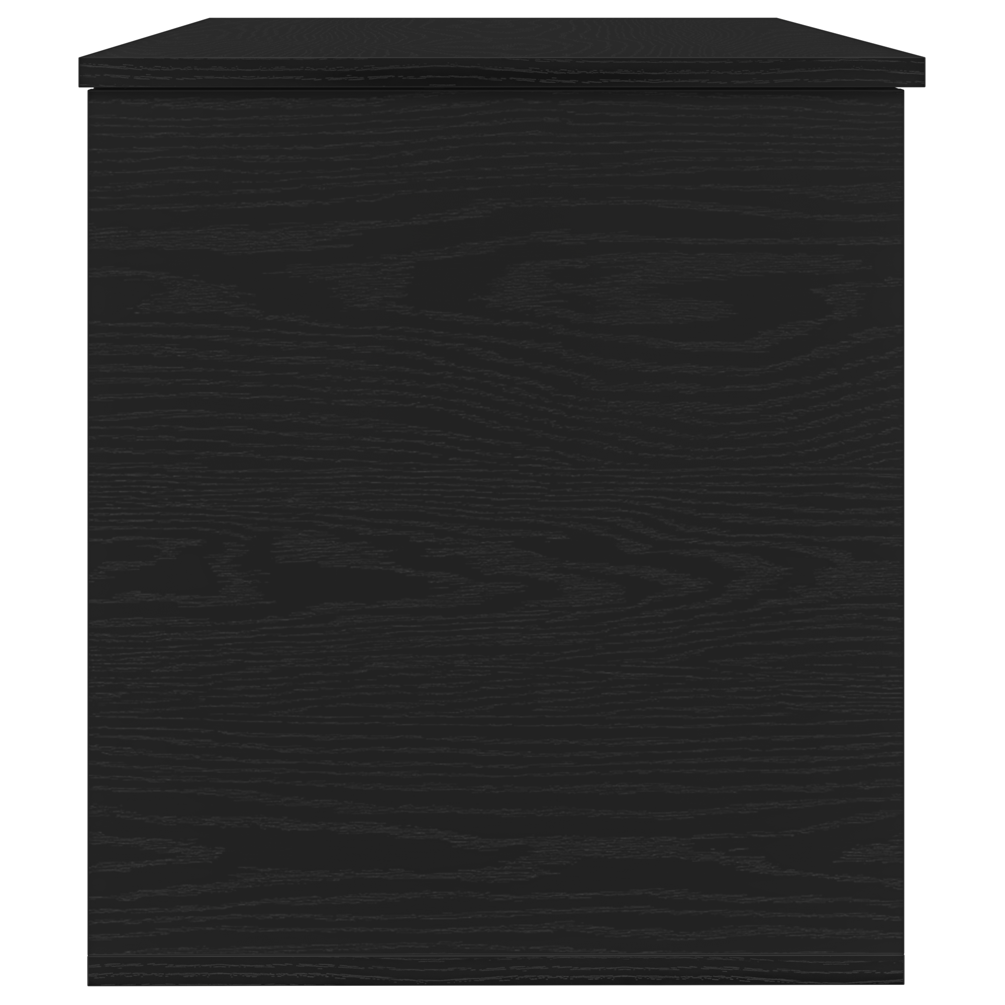 Storage Box with Lid Black Oak 100x42x46 cm Engineered Wood - Image 7