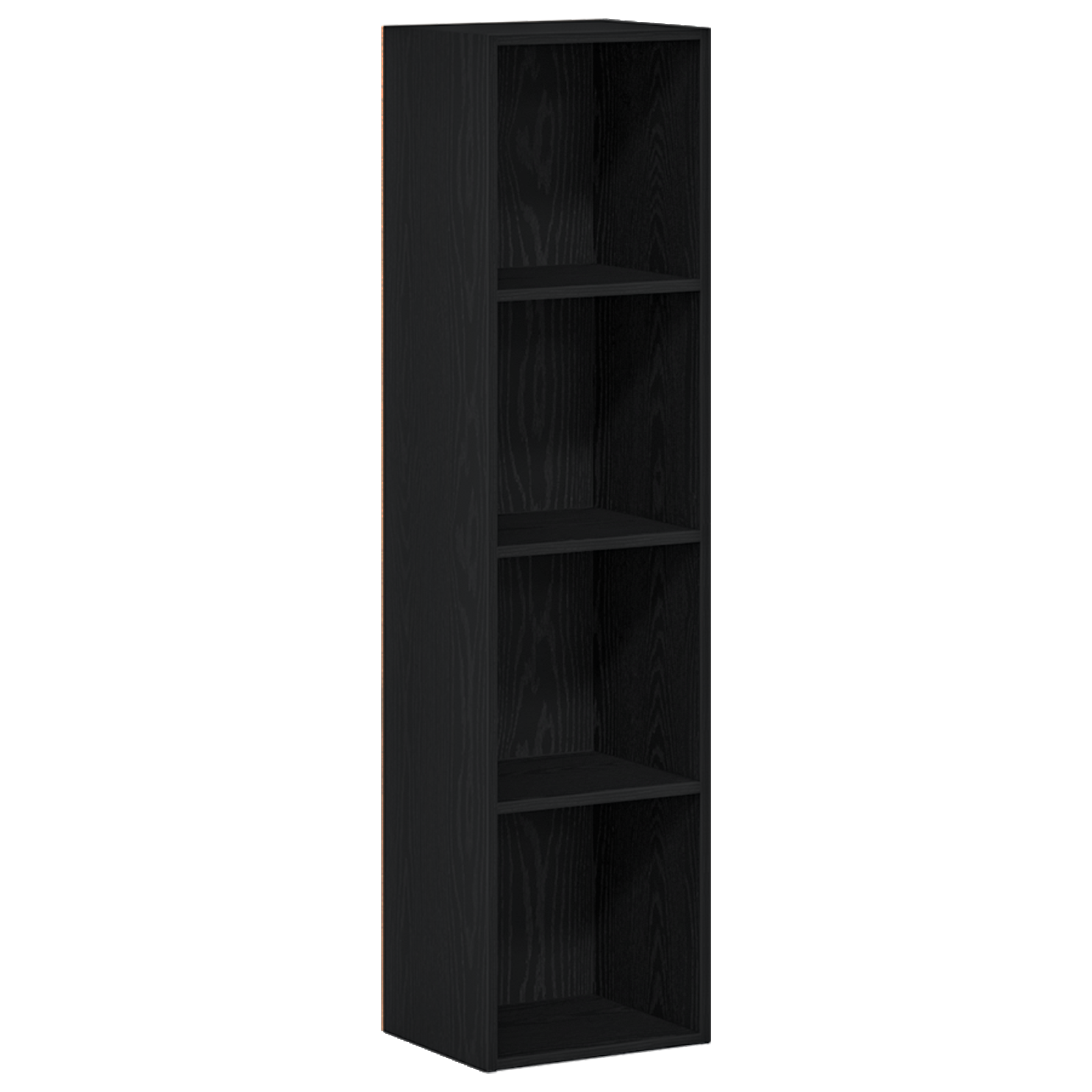 Bookcase Black Oak 36x30x143 cm Engineered Wood - Image 2