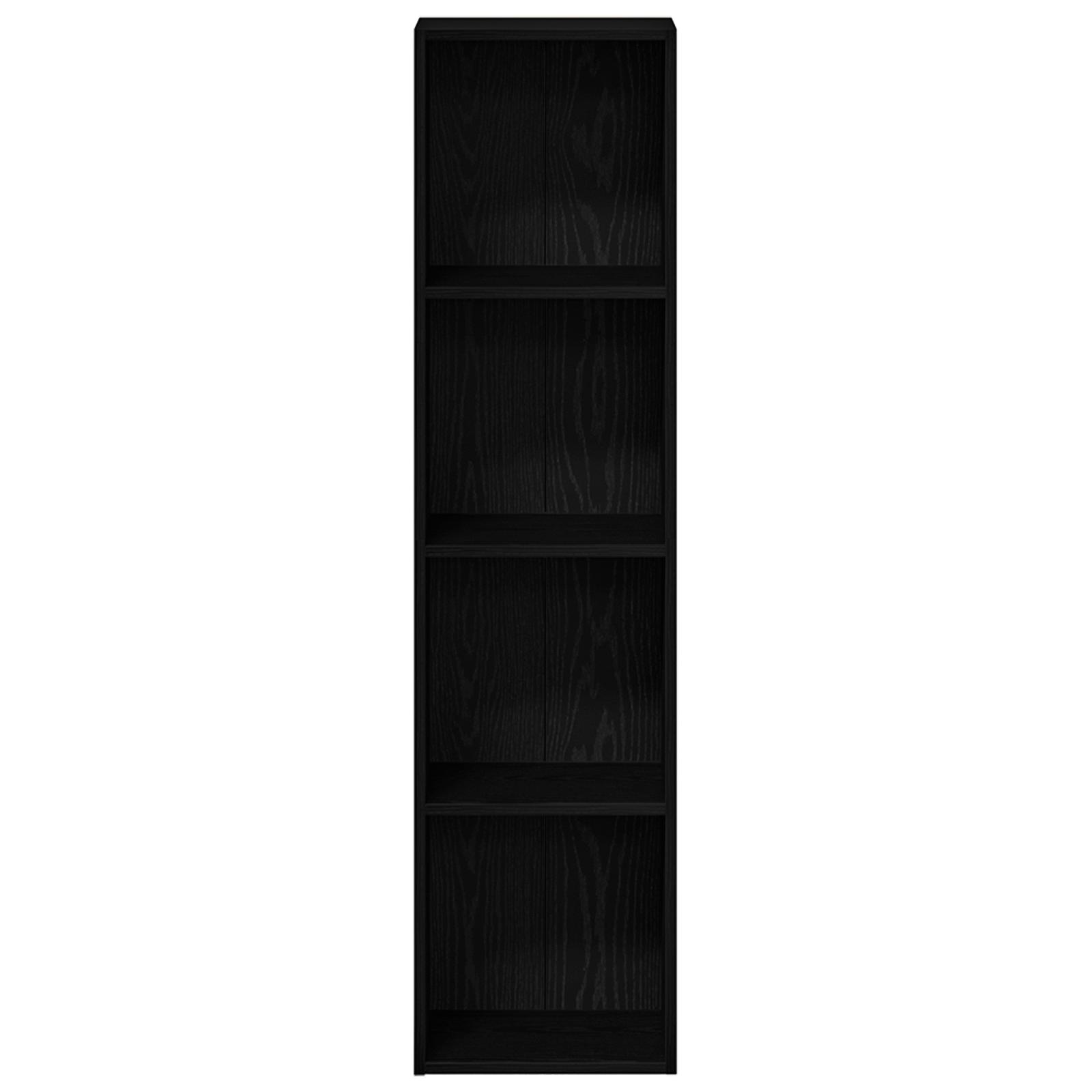 Bookcase Black Oak 36x30x143 cm Engineered Wood - Image 6