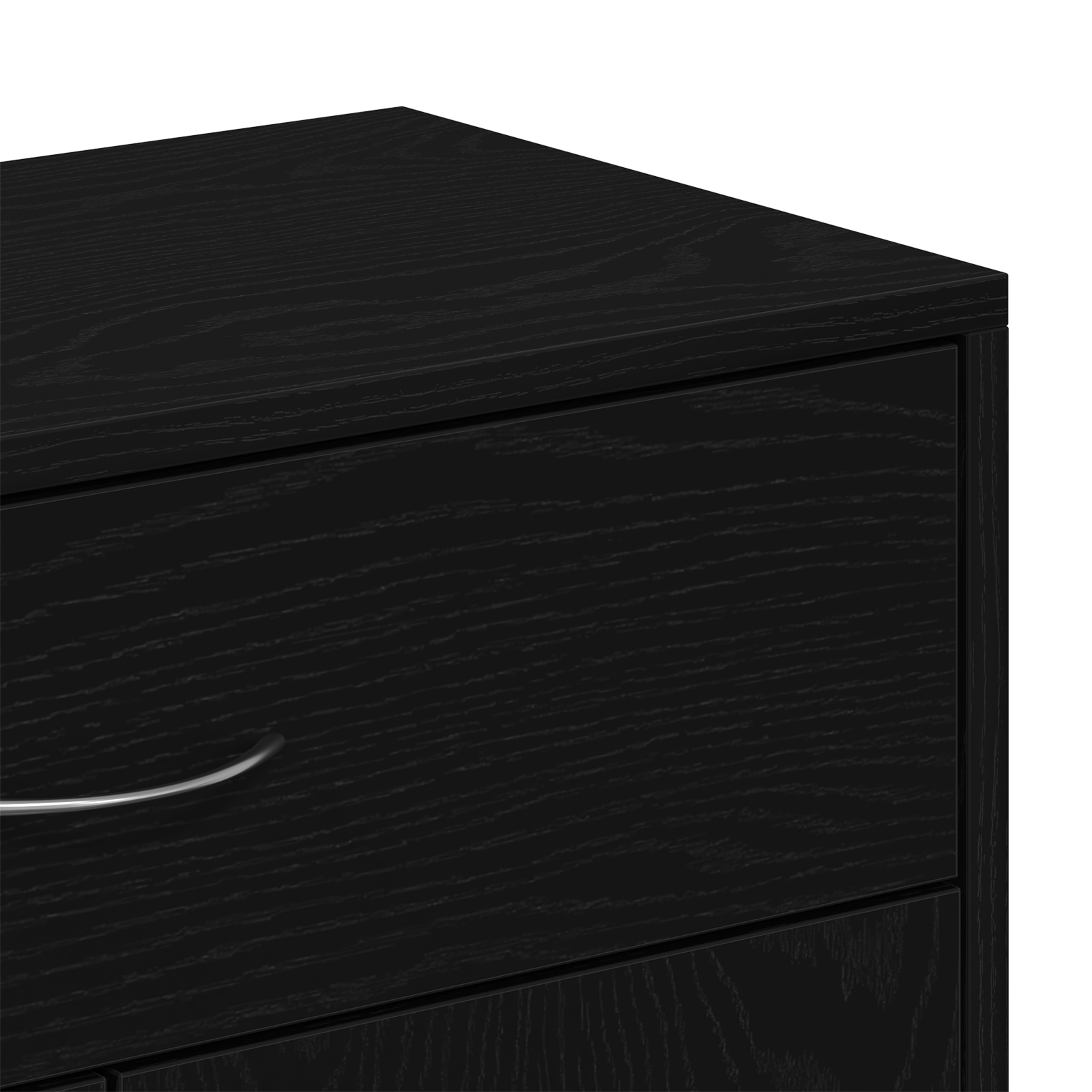 Black Oak Sideboard 60x30x75 cm Made of Engineered Wood - Image 9