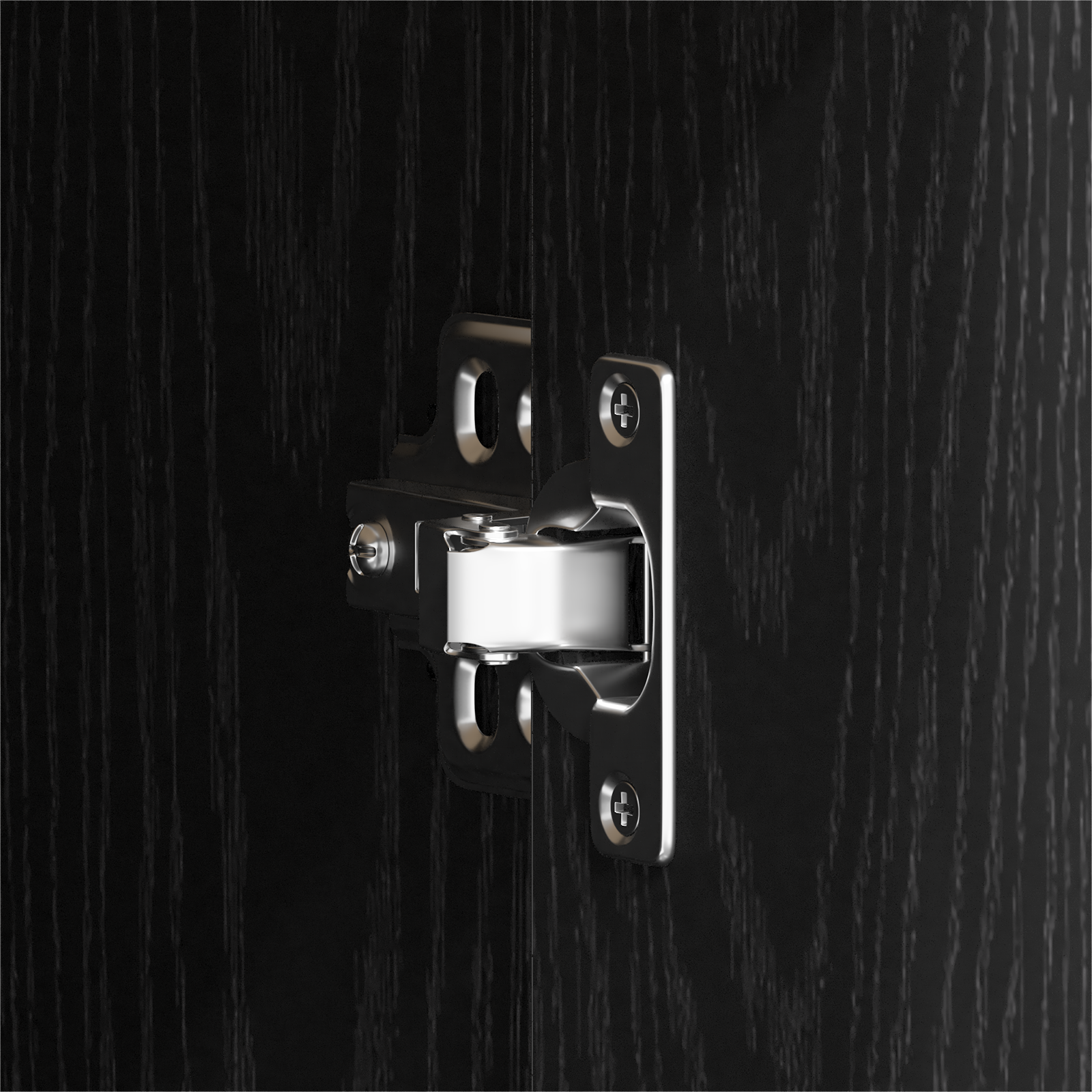 Black Oak Sideboard 60x30x75 cm Made of Engineered Wood - Image 11