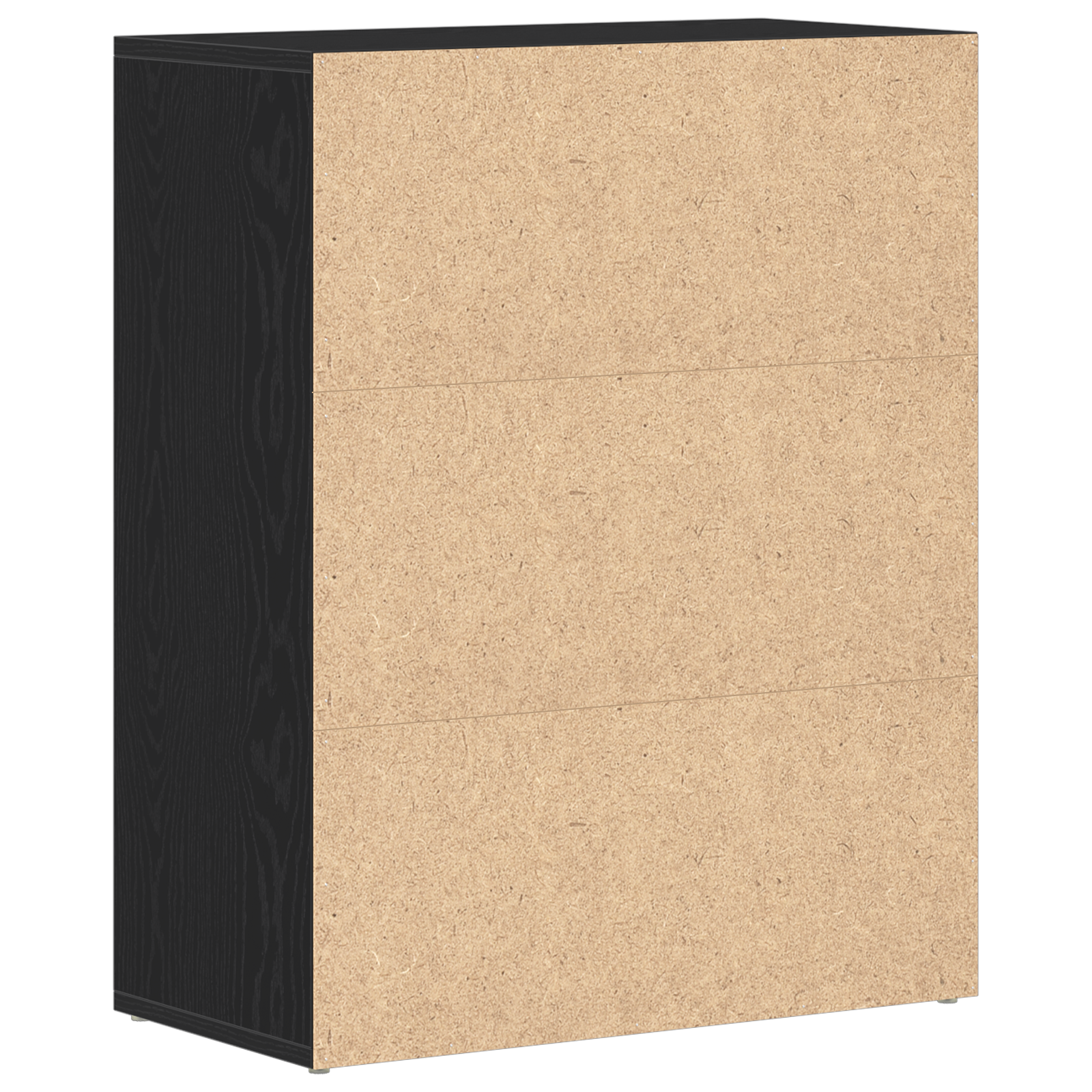 Black Oak Sideboard 60x30x75 cm Made of Engineered Wood - Image 6