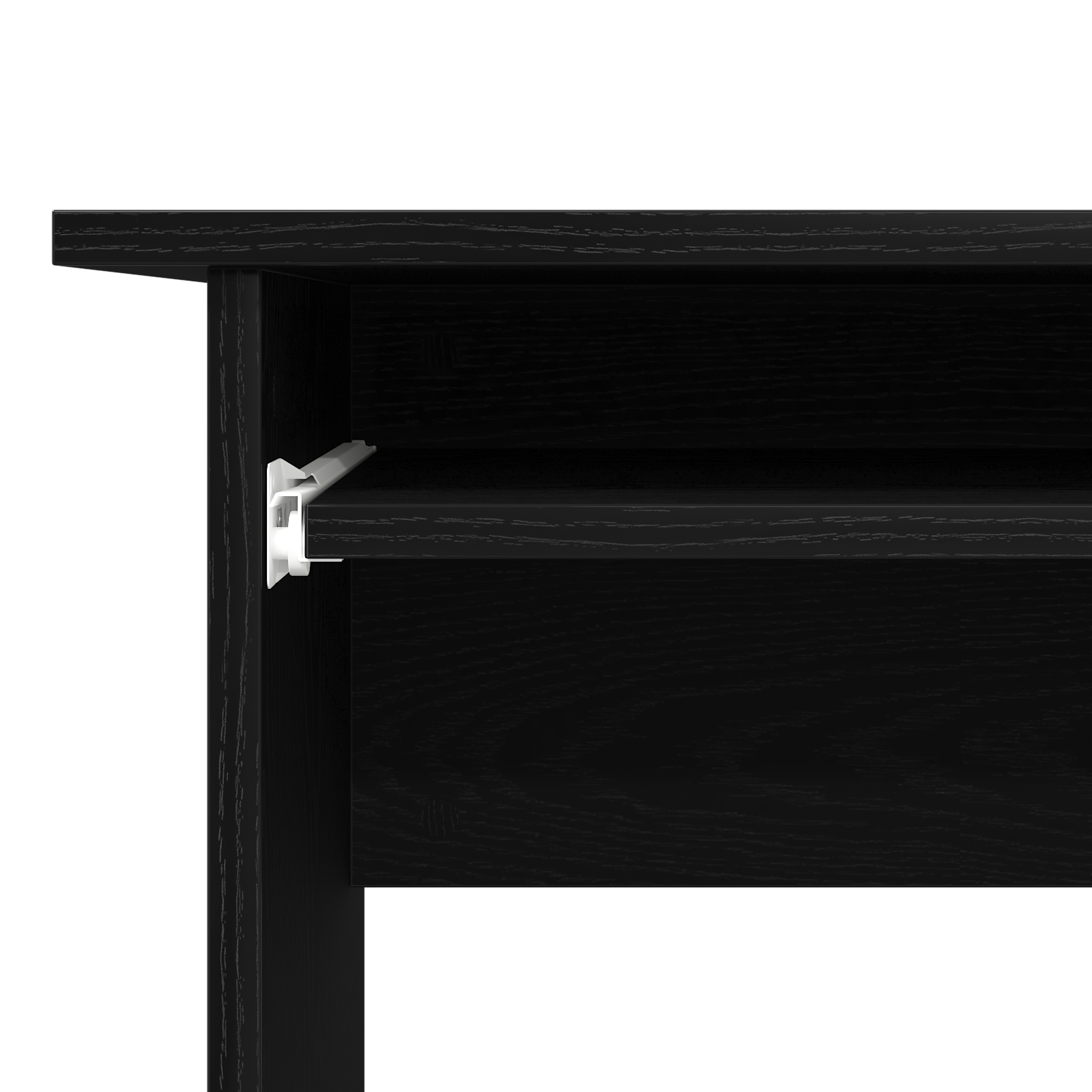 Black Oak Desk 120x140x75 cm Made from Engineered Wood - Image 9