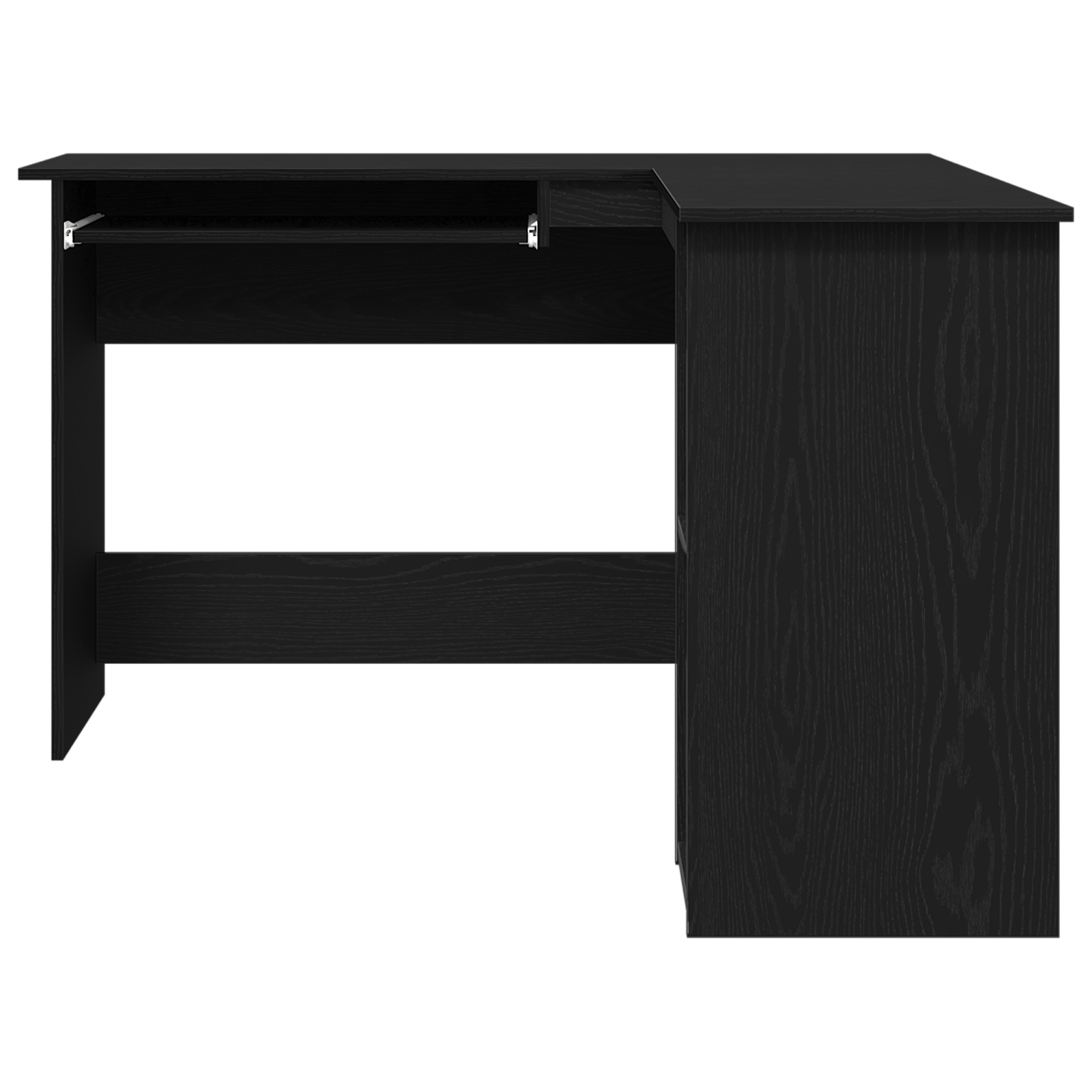 Black Oak Desk 120x140x75 cm Made from Engineered Wood - Image 7