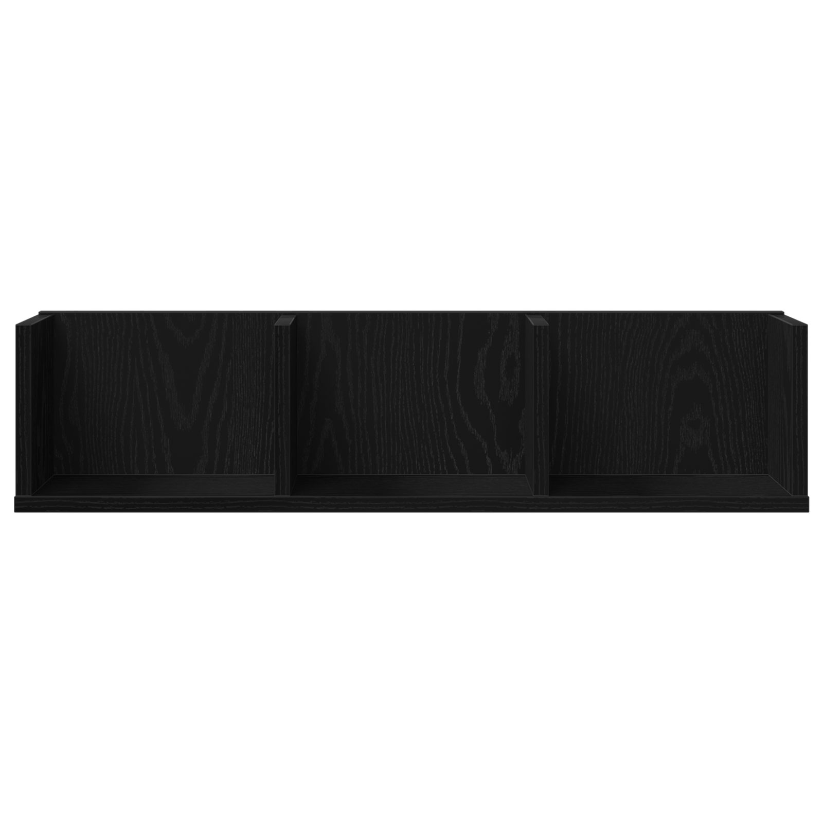 CD Wall Shelf - Black Oak, 75x18x18 cm, Made of Engineered Wood - Image 6