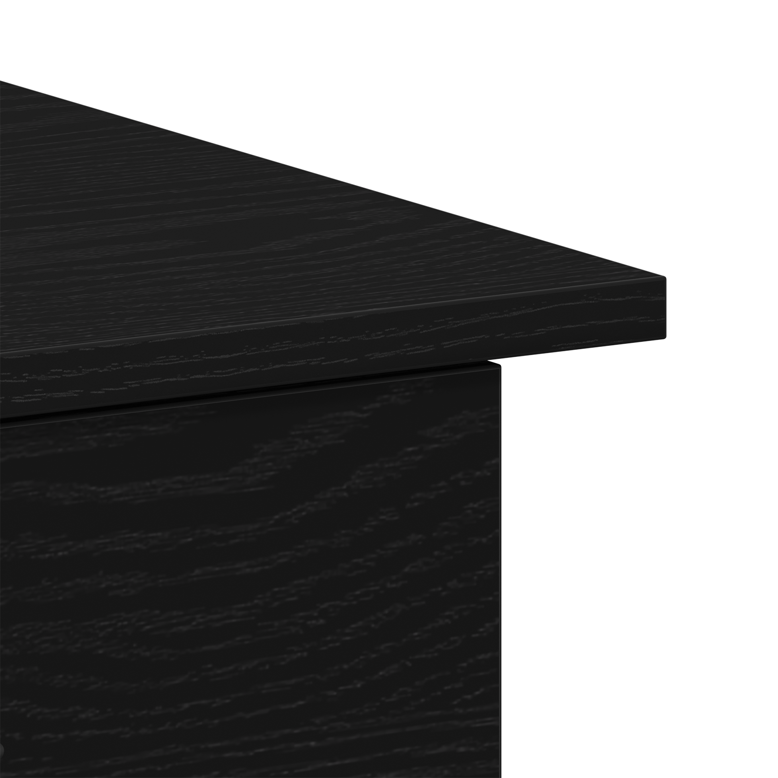 Desk Black Oak Engineered Wood 100x50x76 cm Durable - Image 9