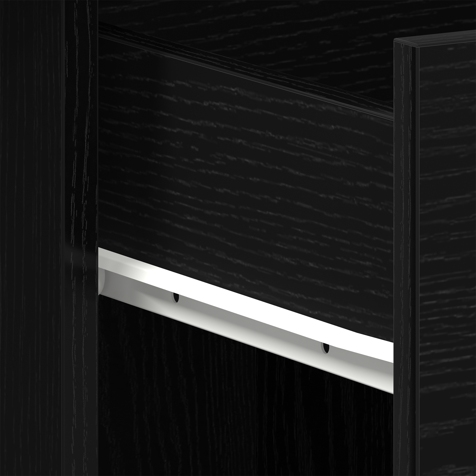 Desk Black Oak Engineered Wood 100x50x76 cm Durable - Image 10