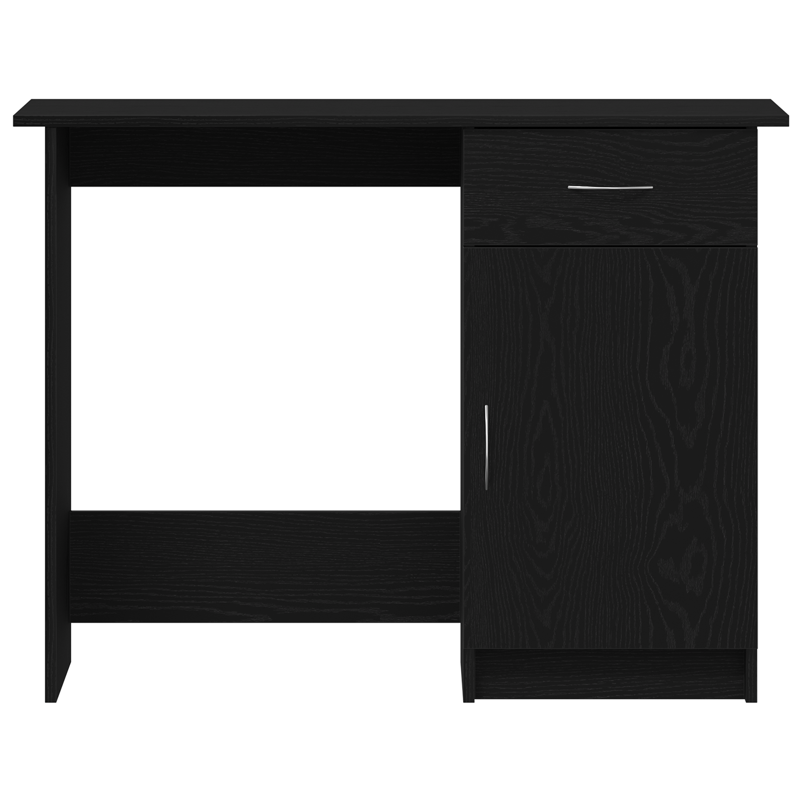 Desk Black Oak Engineered Wood 100x50x76 cm Durable - Image 7