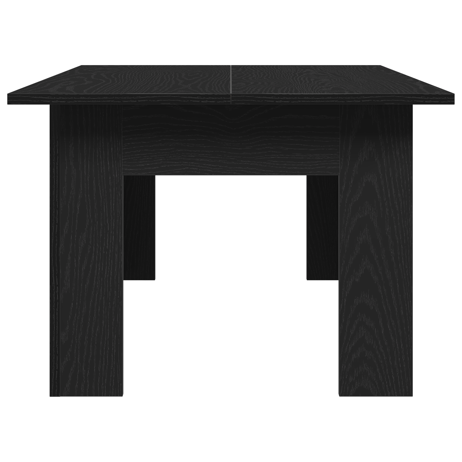 Black Oak Coffee Table, 100x60x42 cm, Made of Engineered Wood - Image 7
