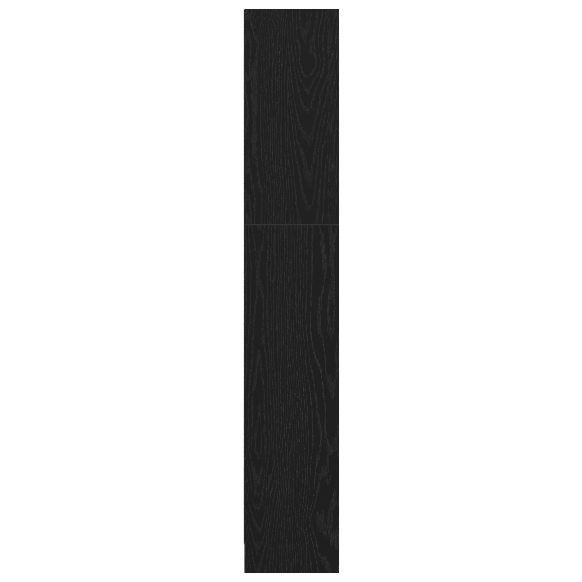 Juodasis ąžuolo knygų spinta - 60 x 24 x 143 cm - Pagaminta iš inžinerinio medžio - Image 7