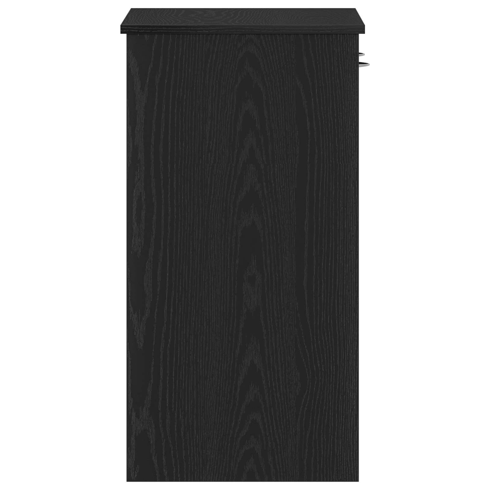 Black Oak Desk 80x40x75 cm Made from Engineered Wood - Image 8