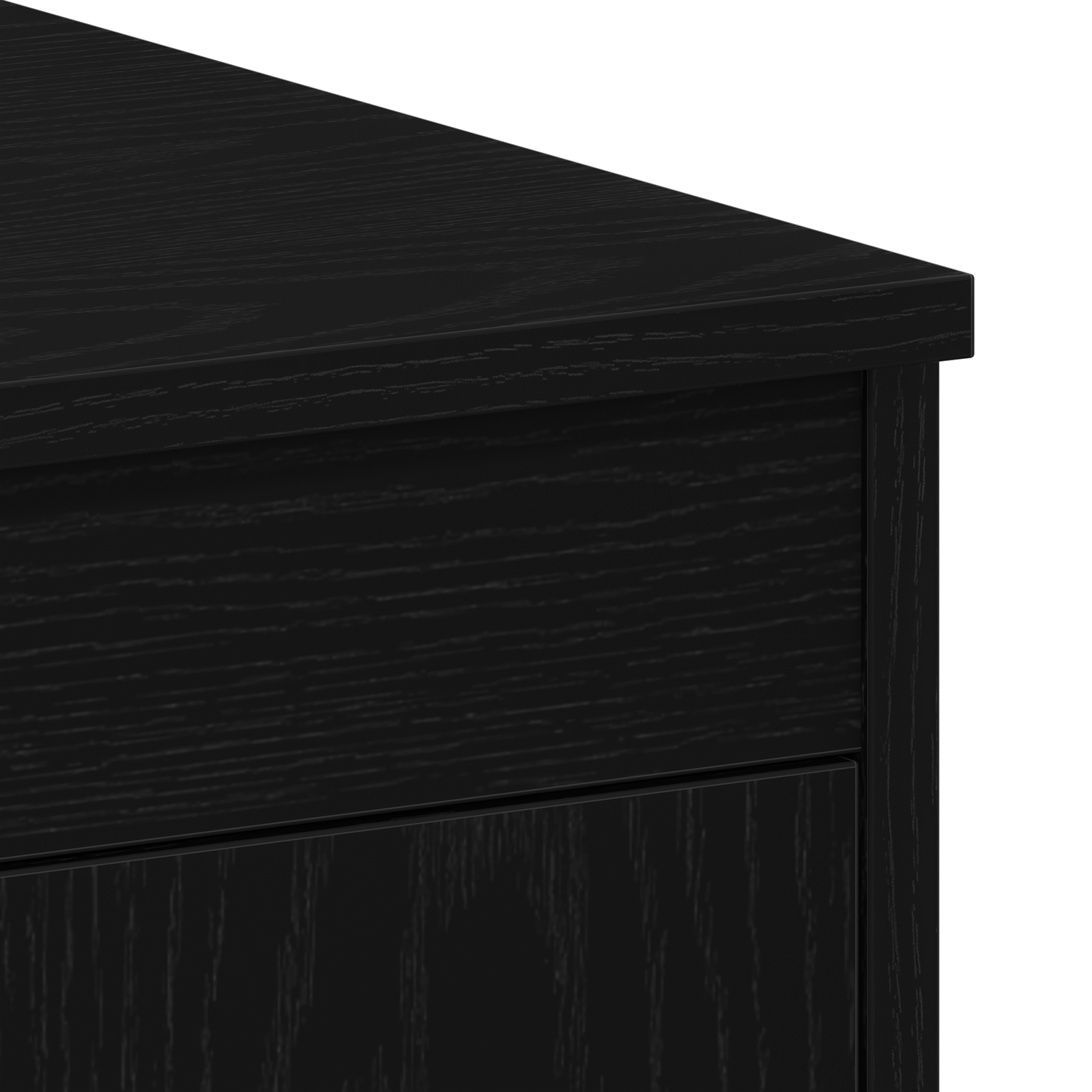 Desk Black Oak 100x50x76 cm Engineered wood - Image 9