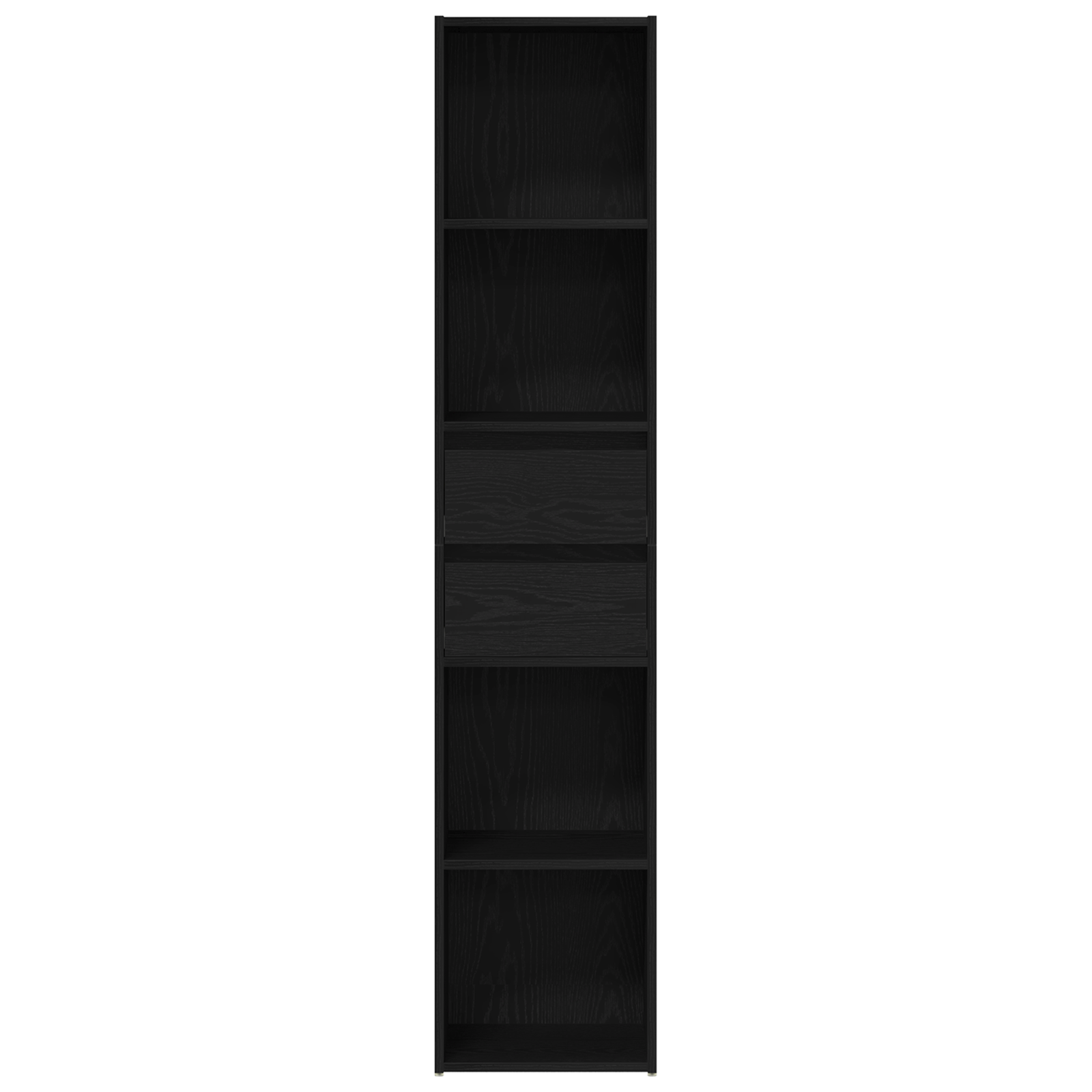 Book Cabinet Modular Black Oak 36x30x171 cm Engineered wood - Image 7