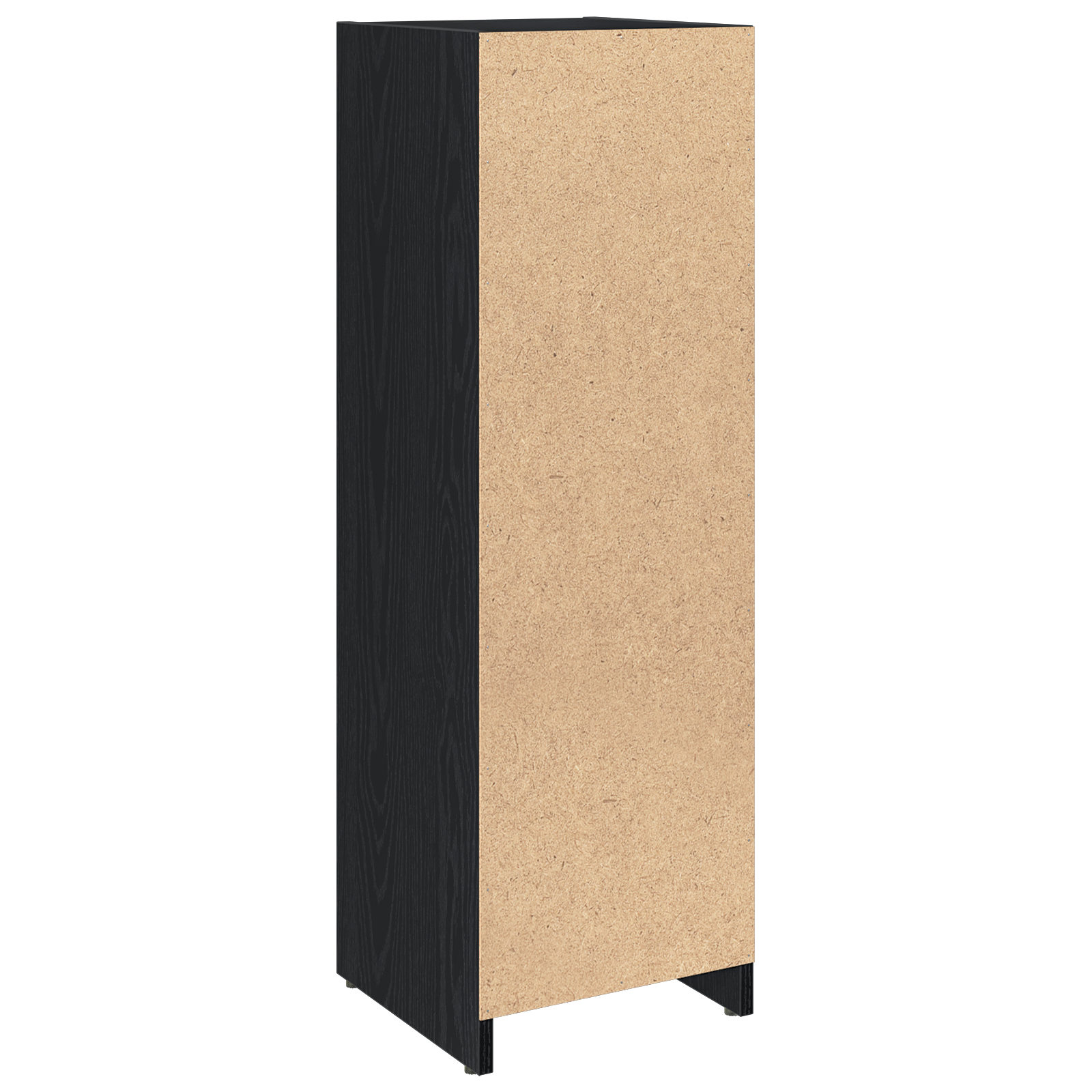 Bathroom Cabinet Black Oak 30x30x95 cm Engineered Wood - Image 6