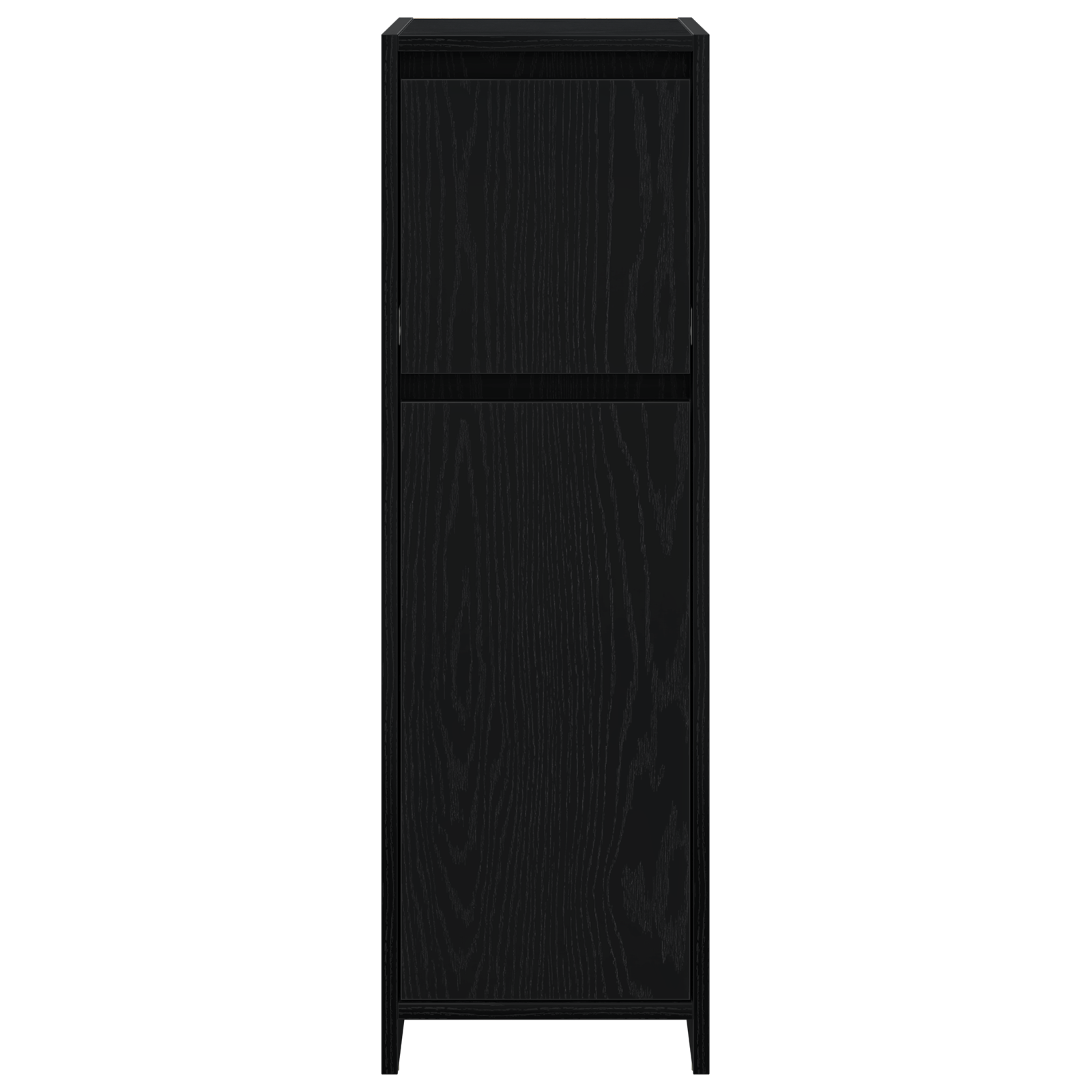 Bathroom Cabinet Black Oak 30x30x95 cm Engineered Wood - Image 7