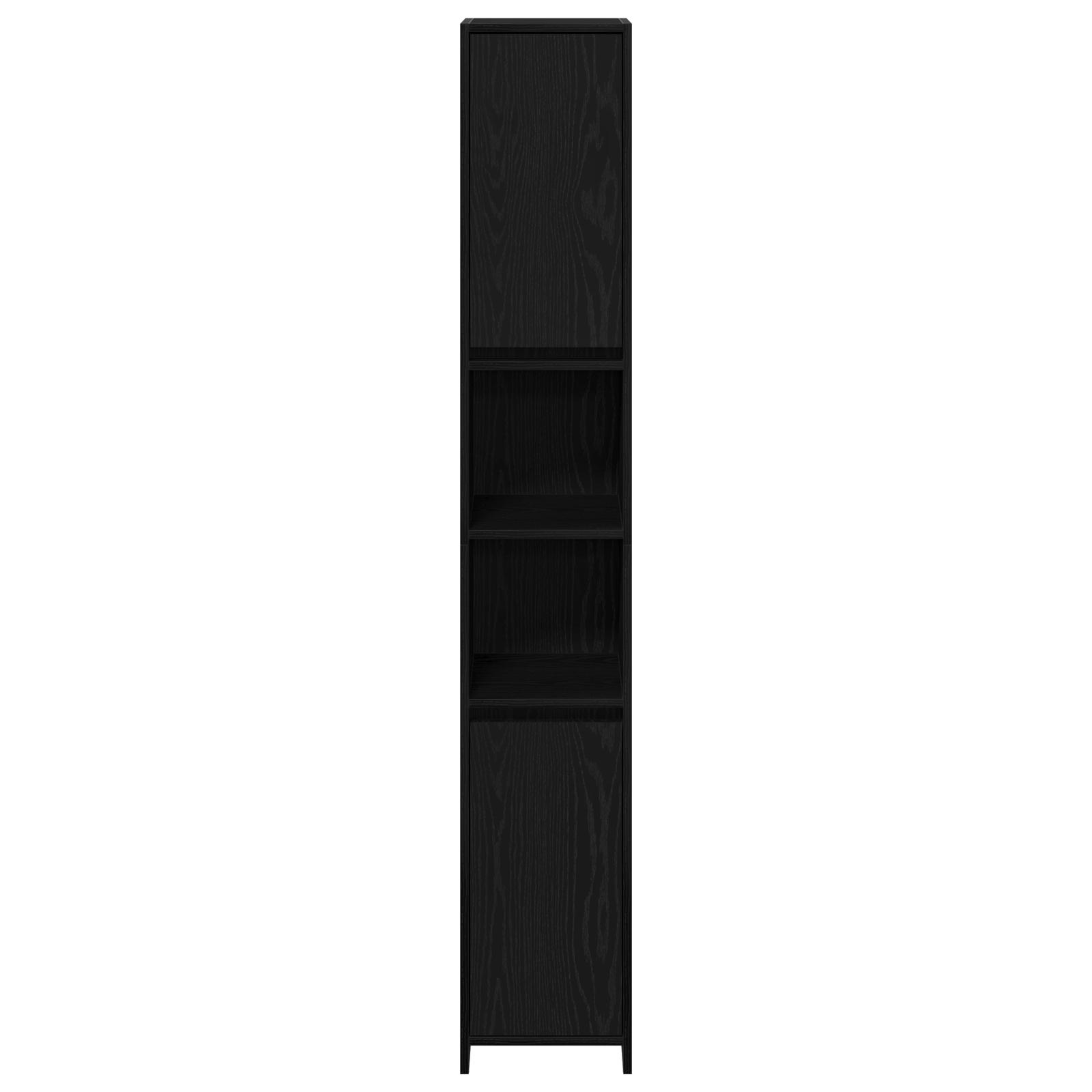 Bathroom Cabinet Black Oak 30x30x183,5 cm Engineered wood - Image 7