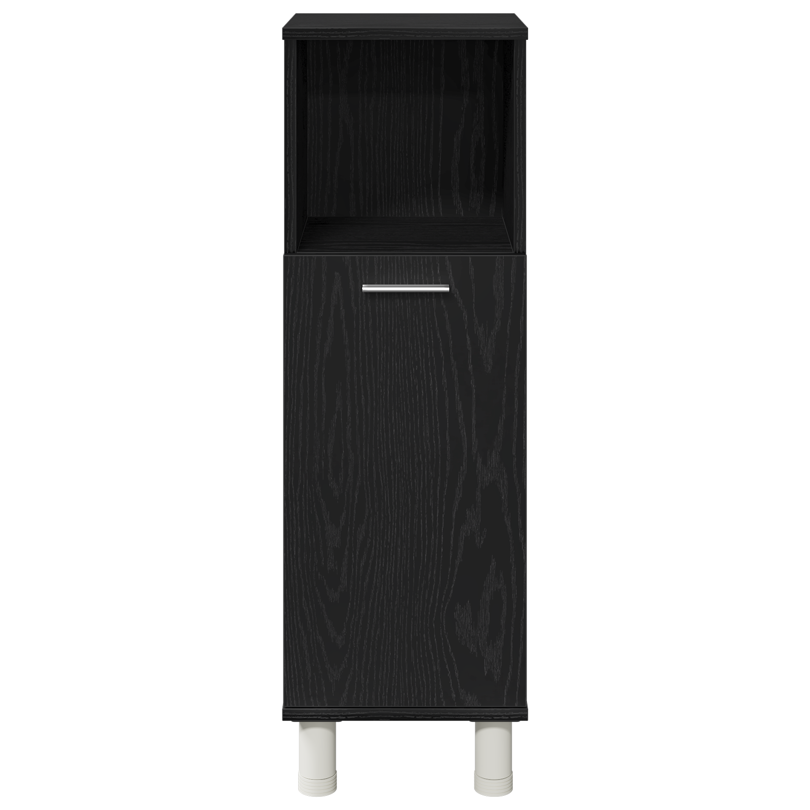 Bathroom Cabinet Black Oak Engineered wood with black oak finish - Image 7