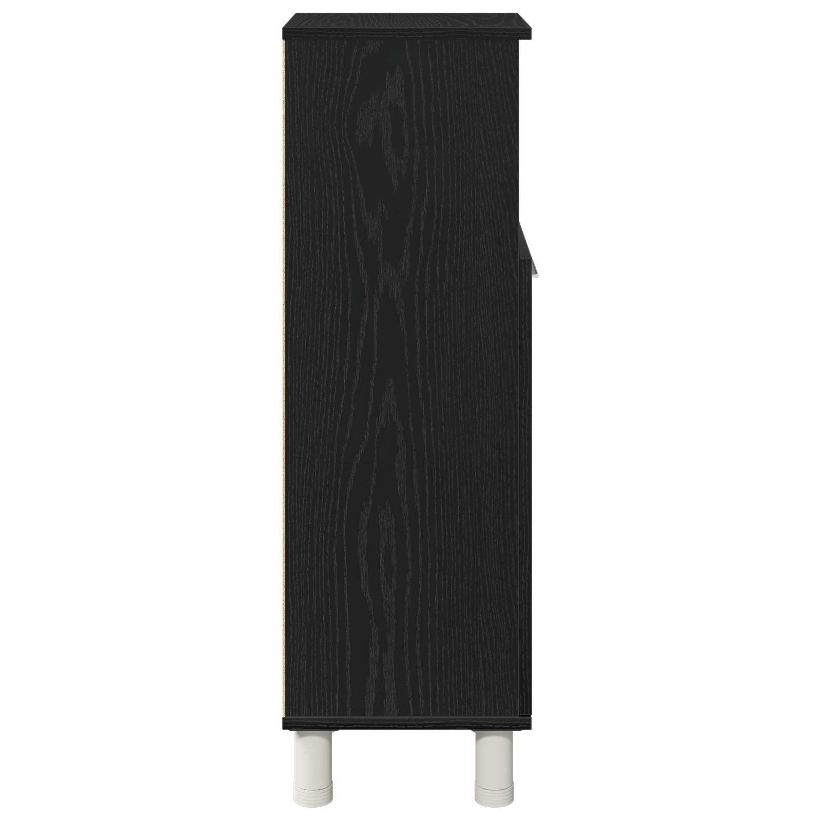 Bathroom Cabinet Black Oak Engineered wood with black oak finish - Image 8