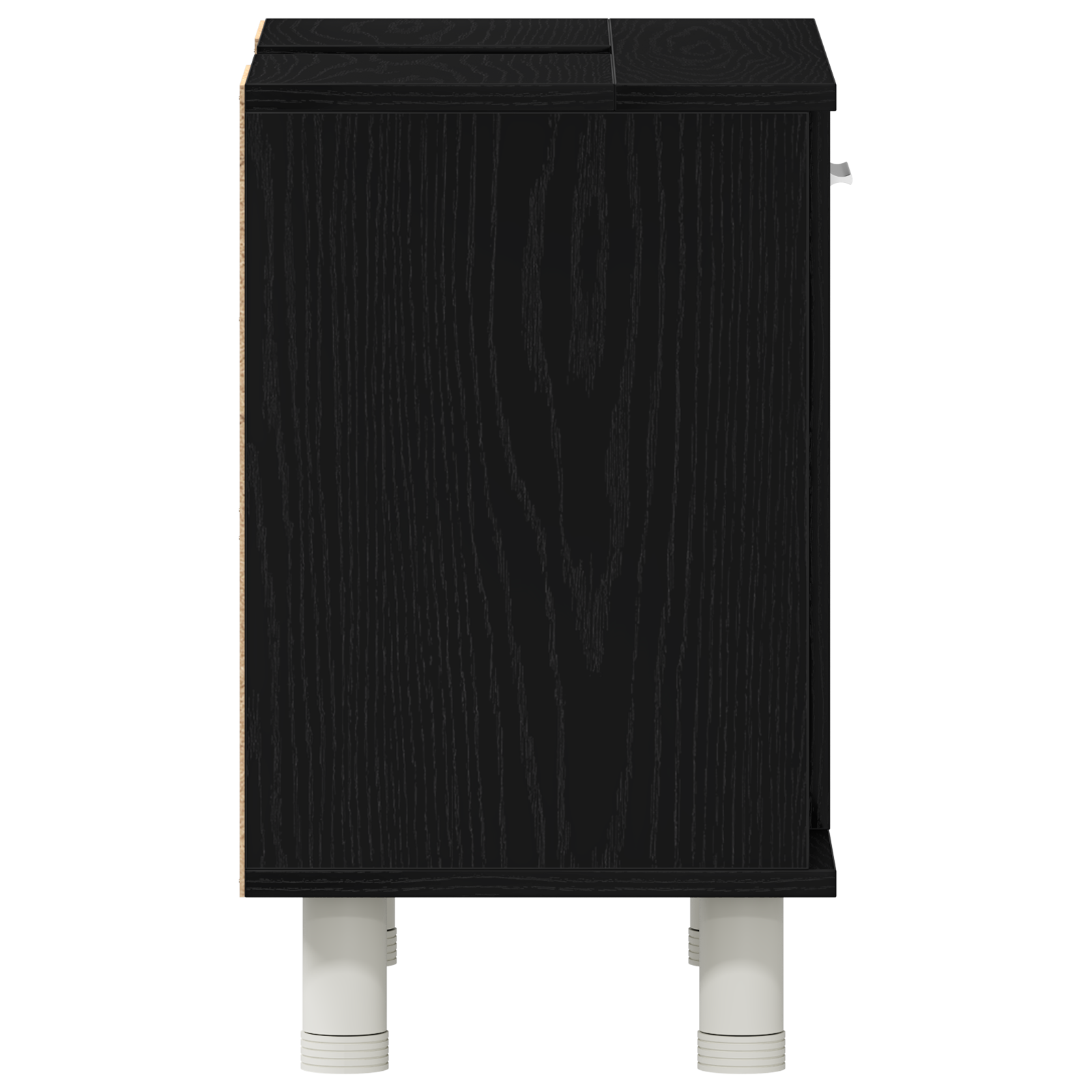 Bathroom Cabinet Black Oak 60x32x54 cm Engineered Wood - Image 8