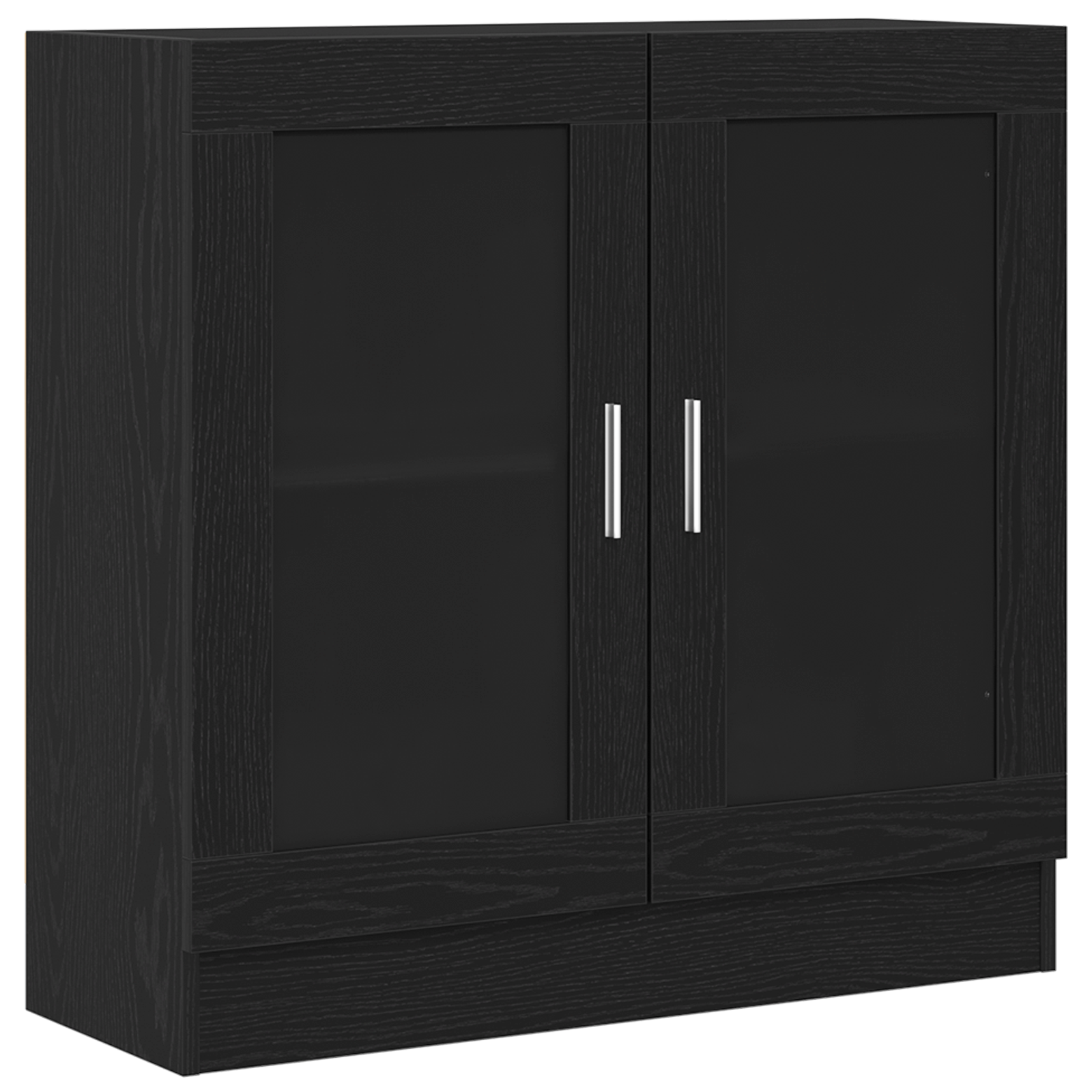 Book Cabinet - Black Oak, 82.5 x 30.5 x 80 cm, Made of Engineered Wood - Image 2