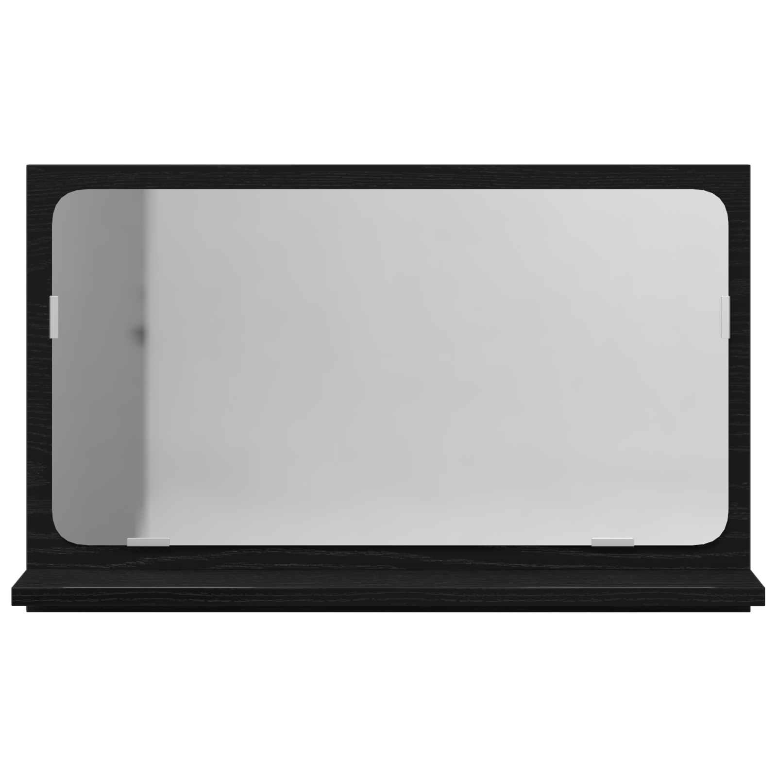 Bathroom Mirror in Black Oak, 60x10.5x37 cm, Made of Engineered Wood - Image 6