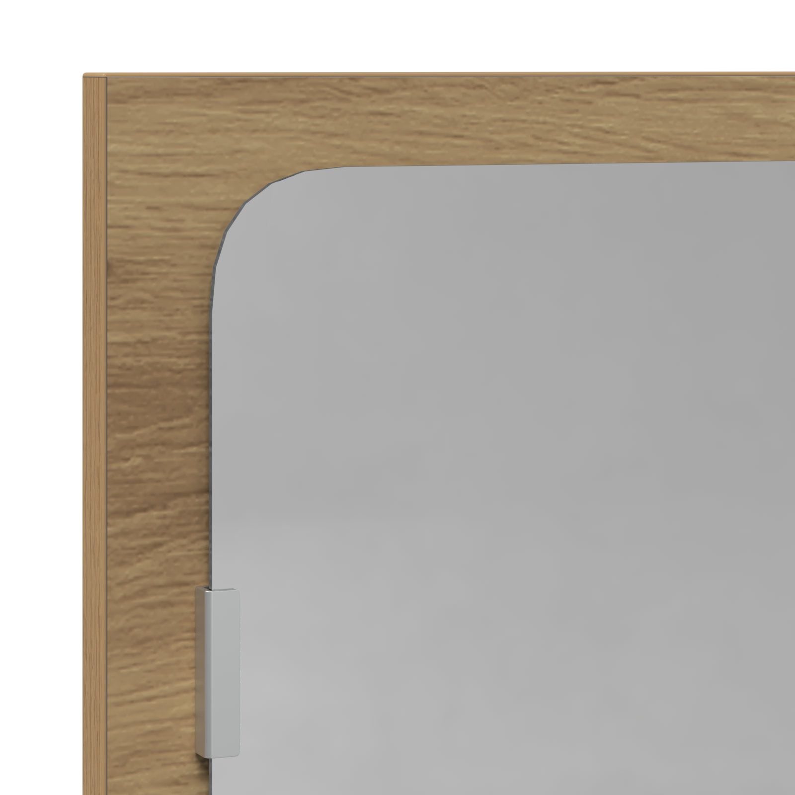 Bathroom Mirror - Handmade Oak, 90x10.5x37 cm, Made from Engineered Wood - Image 8