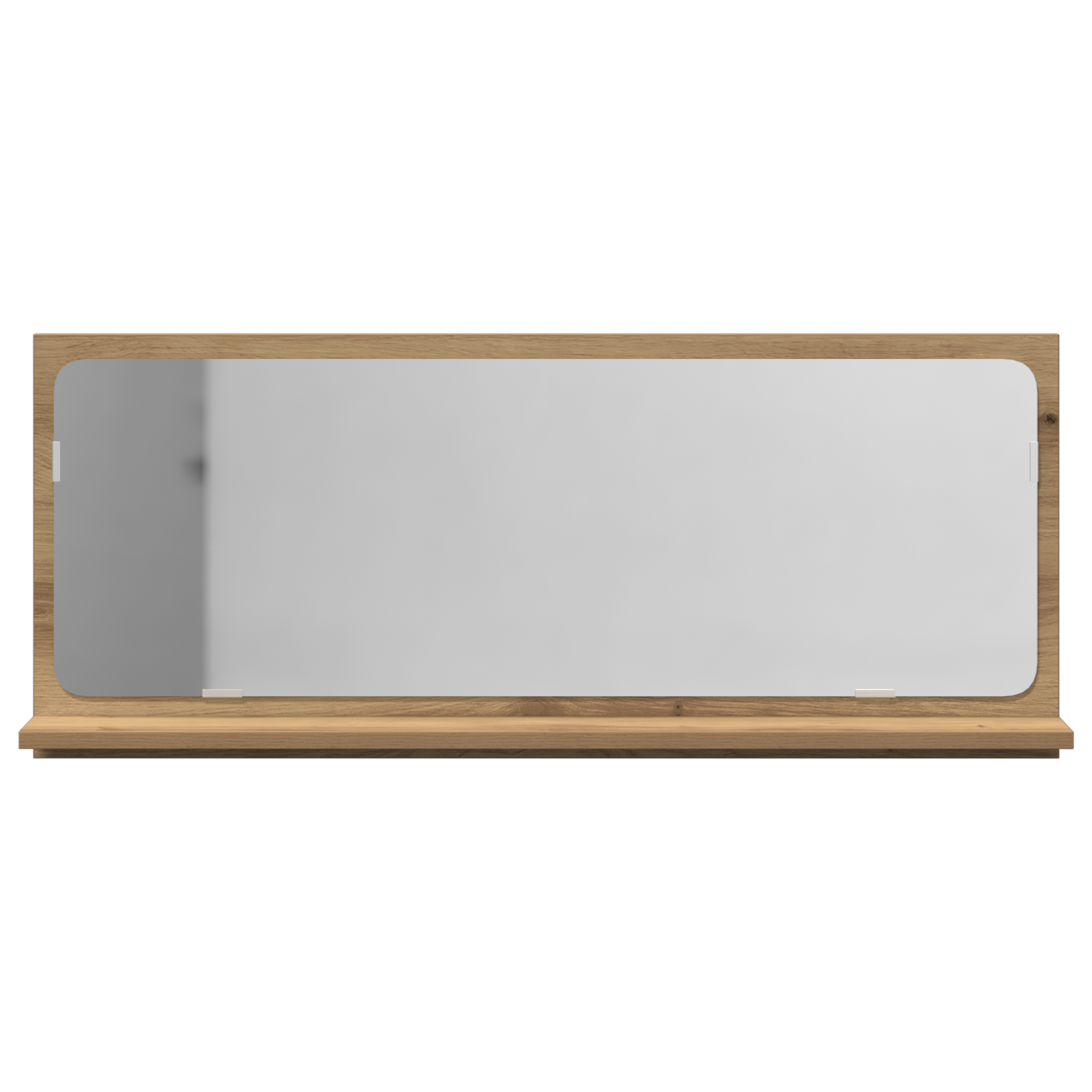 Bathroom Mirror - Handmade Oak, 90x10.5x37 cm, Made from Engineered Wood - Image 6