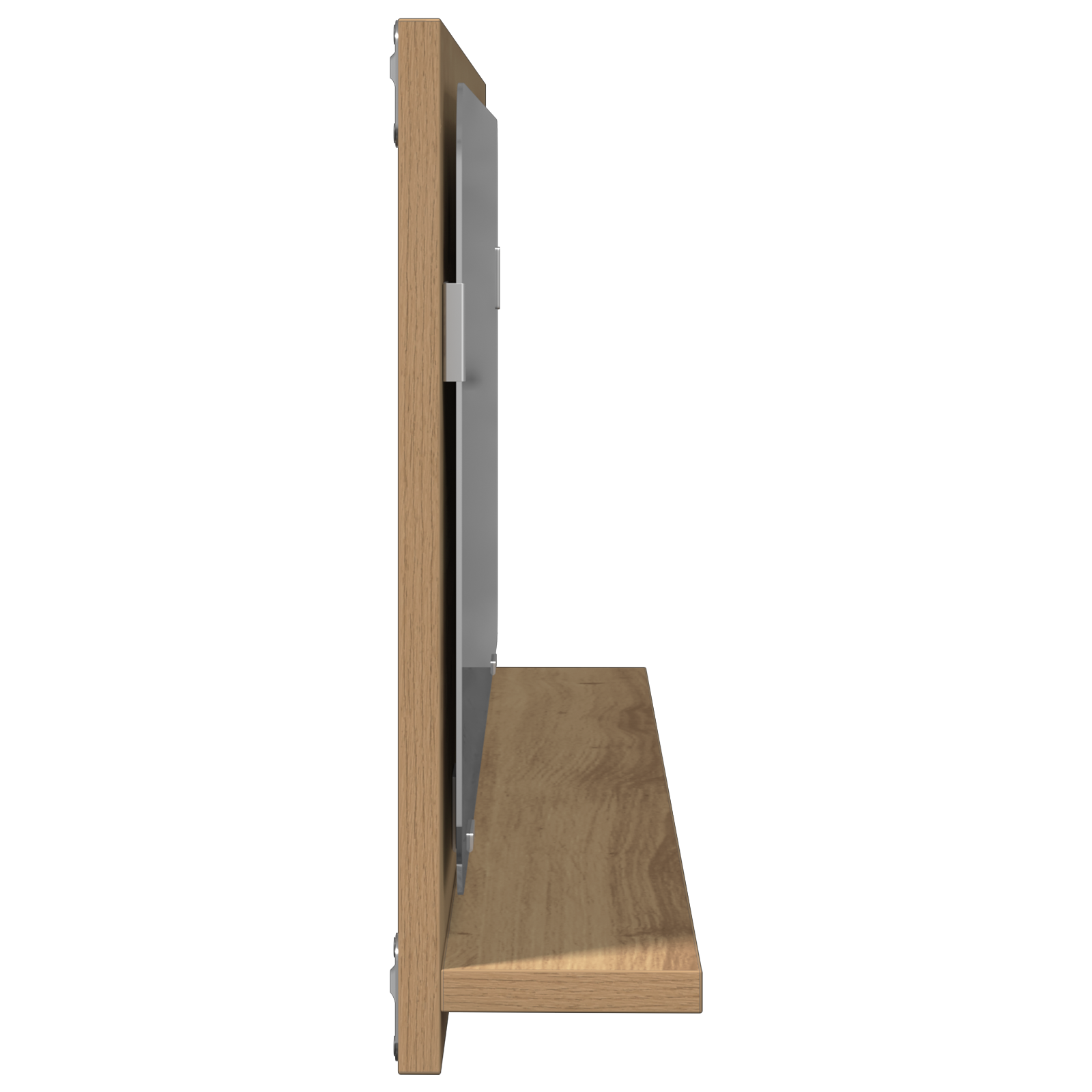 Bathroom Mirror - Handmade Oak, 90x10.5x37 cm, Made from Engineered Wood - Image 7