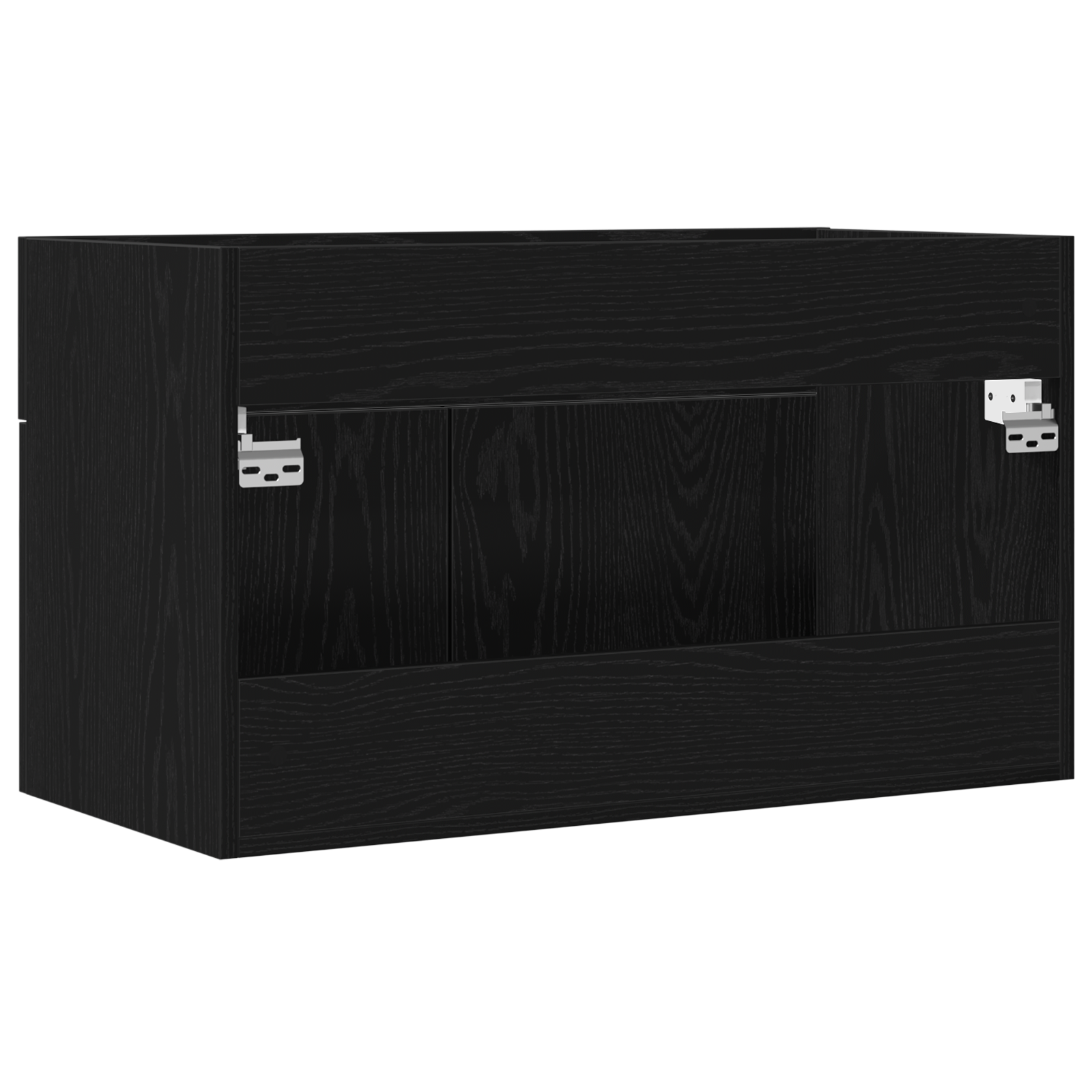 Bathroom Sink Cabinet Black Oak 90x38,5x46 cm Engineered Wood - Image 6