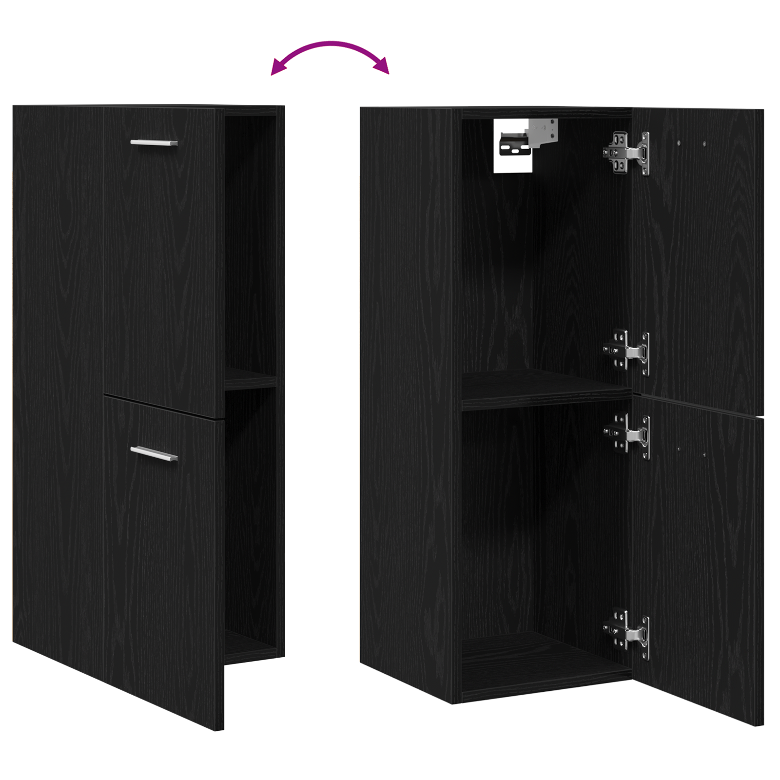 Armario de Baño Estante para Lavadero Mueble Lavabo Madera Contrachapada vidaXL - Imagen 75 de 87