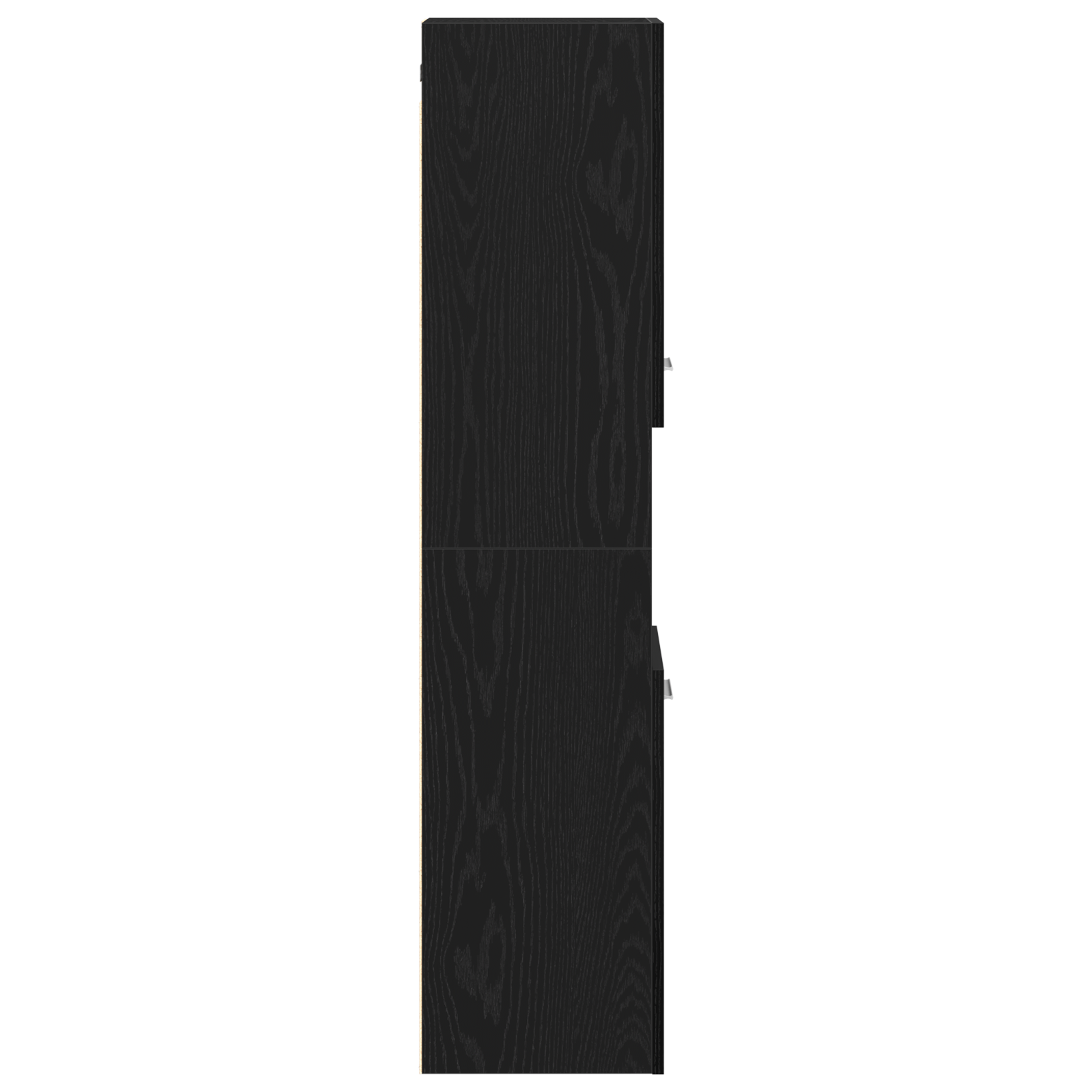 Black Oak Bathroom Wall Cabinet, 30x30x130 cm, Made from Engineered Wood - Image 8