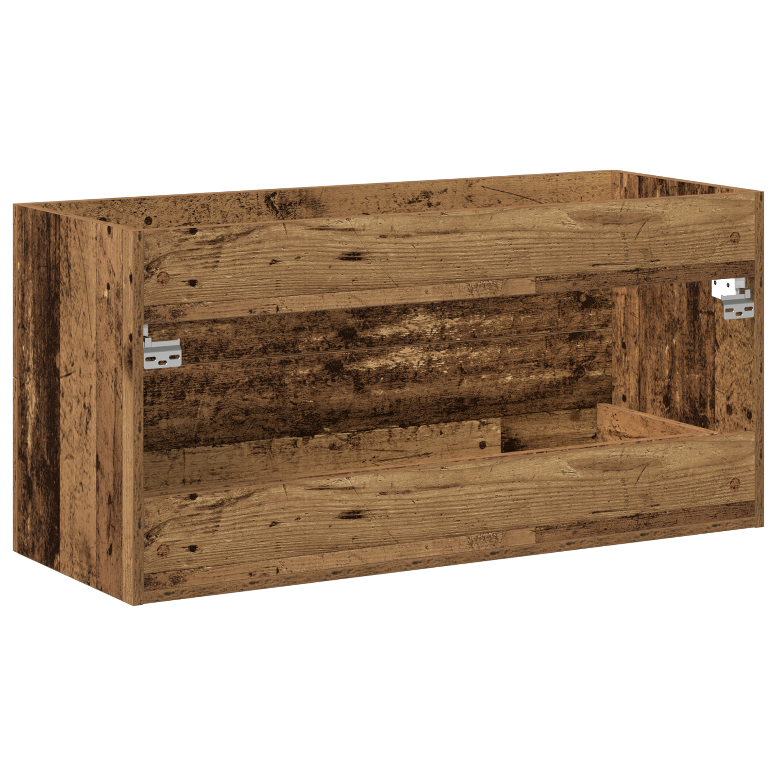 Bathroom Sink Cabinet Old Wood 100x38.5x48 cm Engineered Wood - Image 8