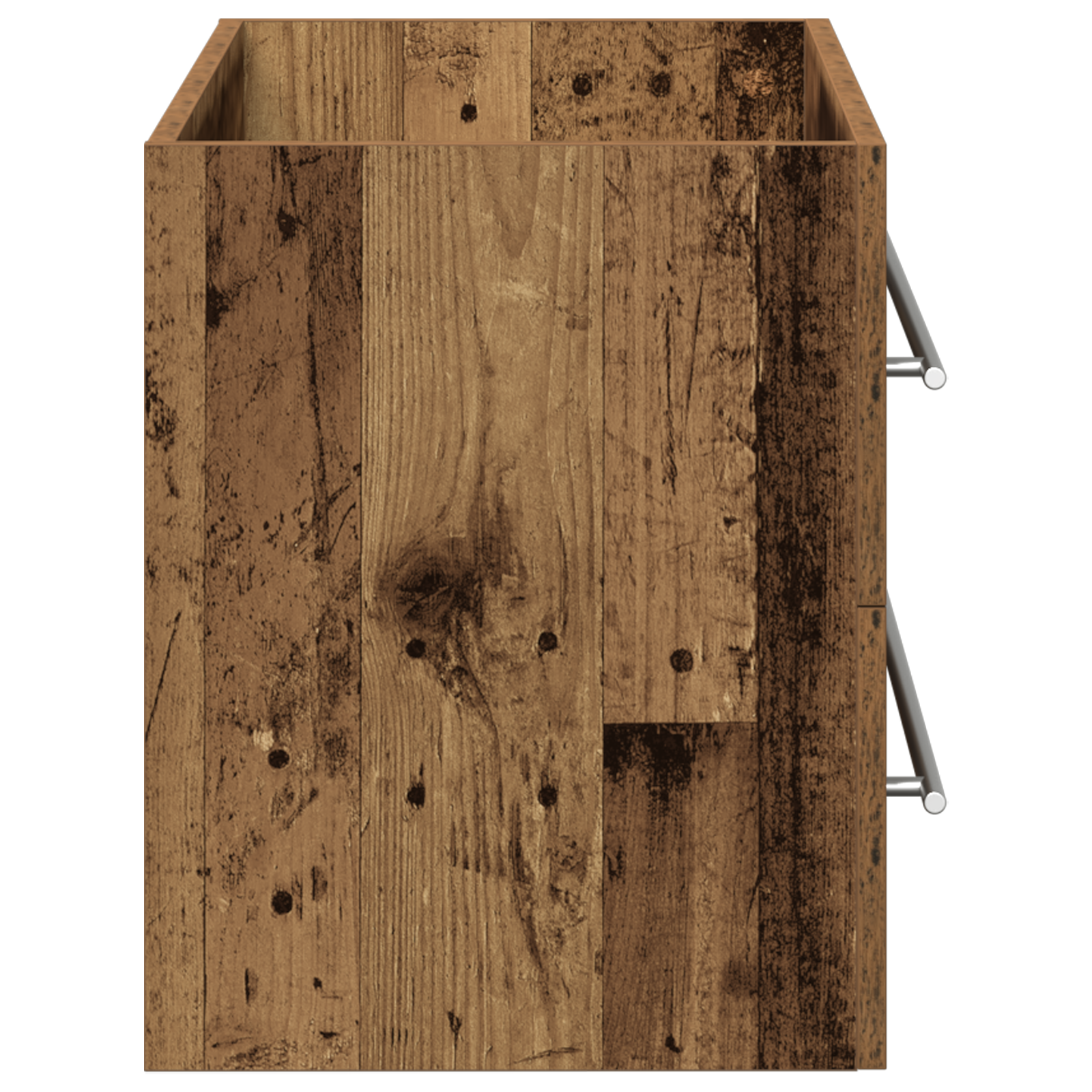 Bathroom Sink Cabinet Old Wood 100x38.5x48 cm Engineered Wood - Image 7
