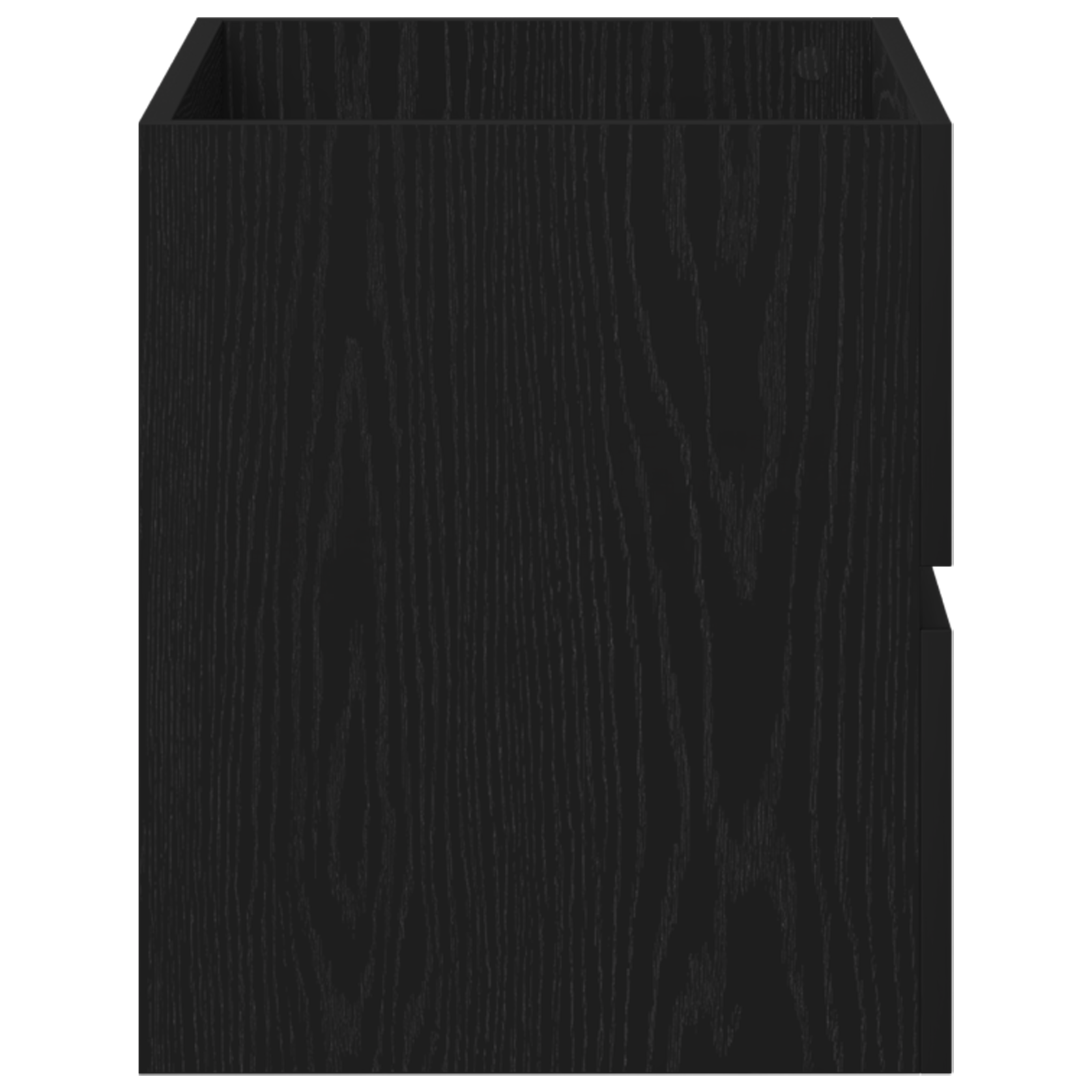Sink Cabinet Black Oak 60x38.5x45 cm Engineered Wood - Image 7