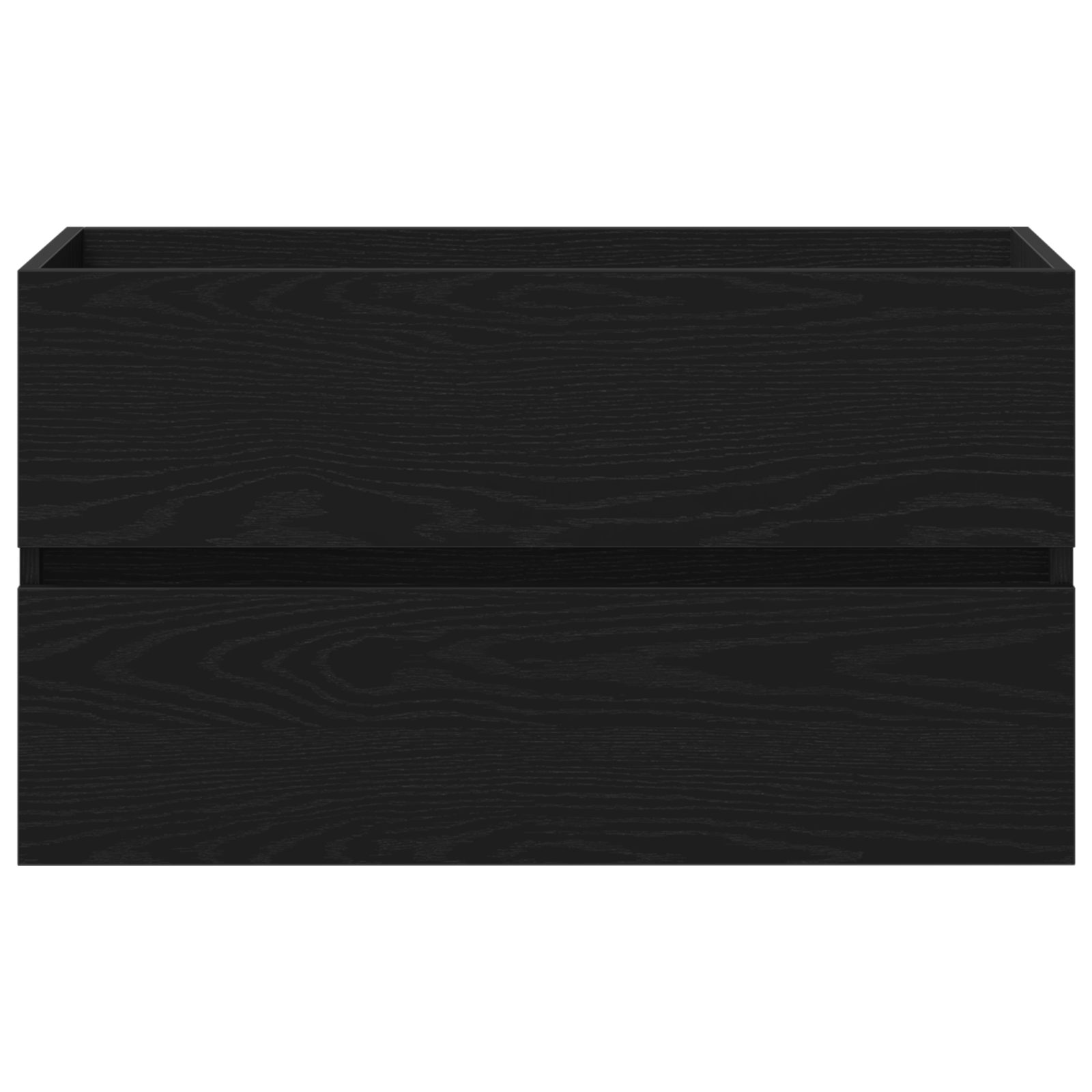 Sink Cabinet Black Oak 80x38.5x45 cm Engineered Wood - Image 6