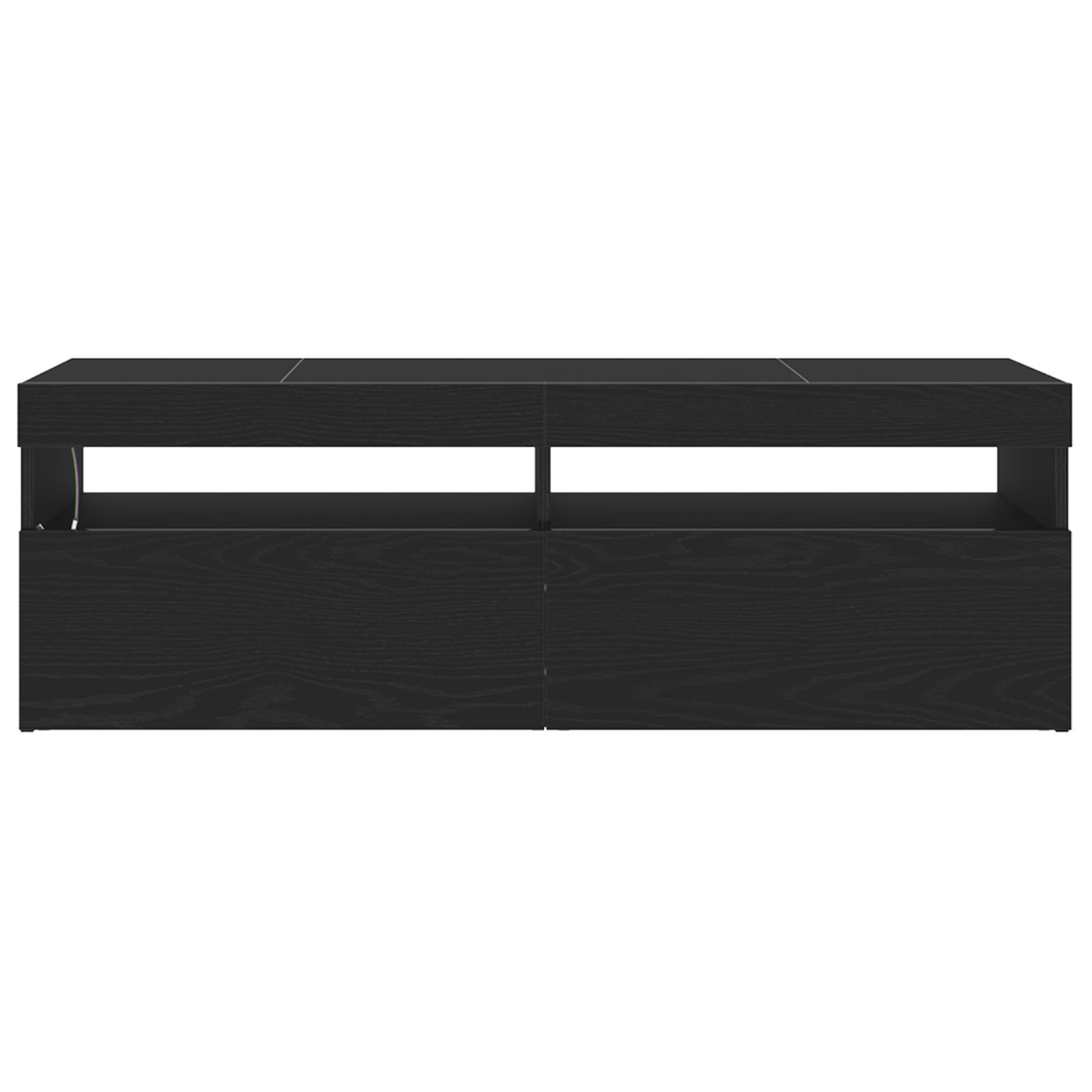 TV Skab med LED Sort Eg 120x35x40 cm Konstrueret Træ 6 image product%2F862553%2FP Image 862553 WBG Front 05